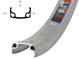 Ryde velg 20x2.125 zilver ras 13 as32