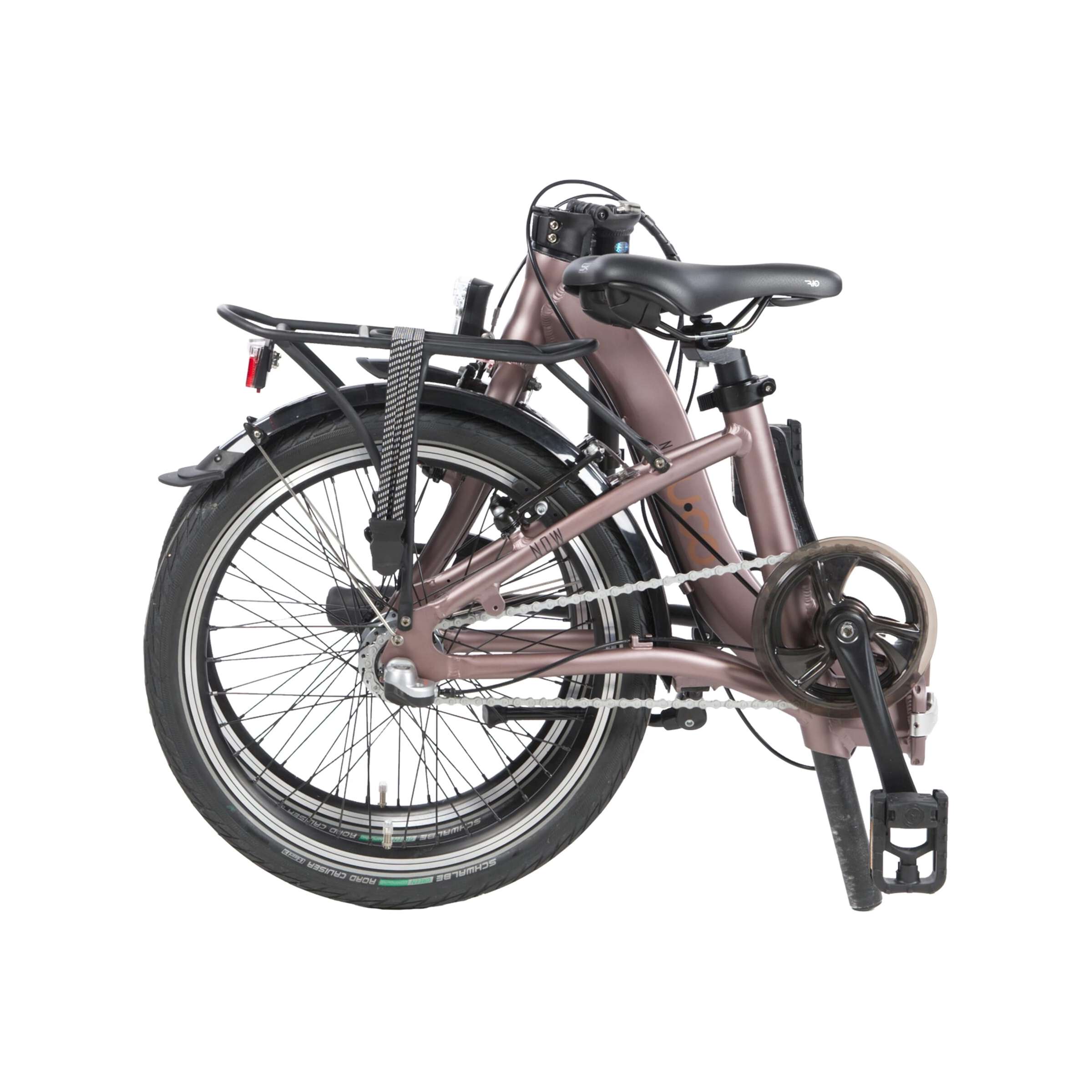 U.go vélo pliant 20 pouces 3v low entry now i3 marron marron