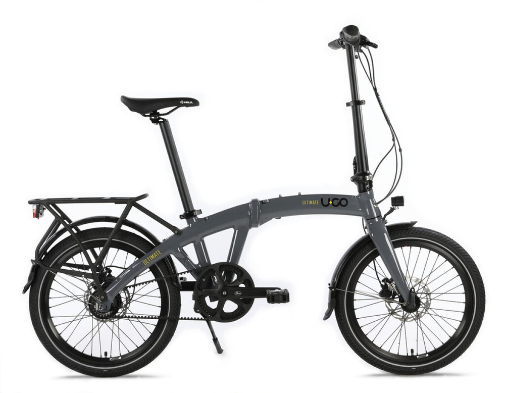 Ugo vouwfiets ultimate belt i8 cool grey