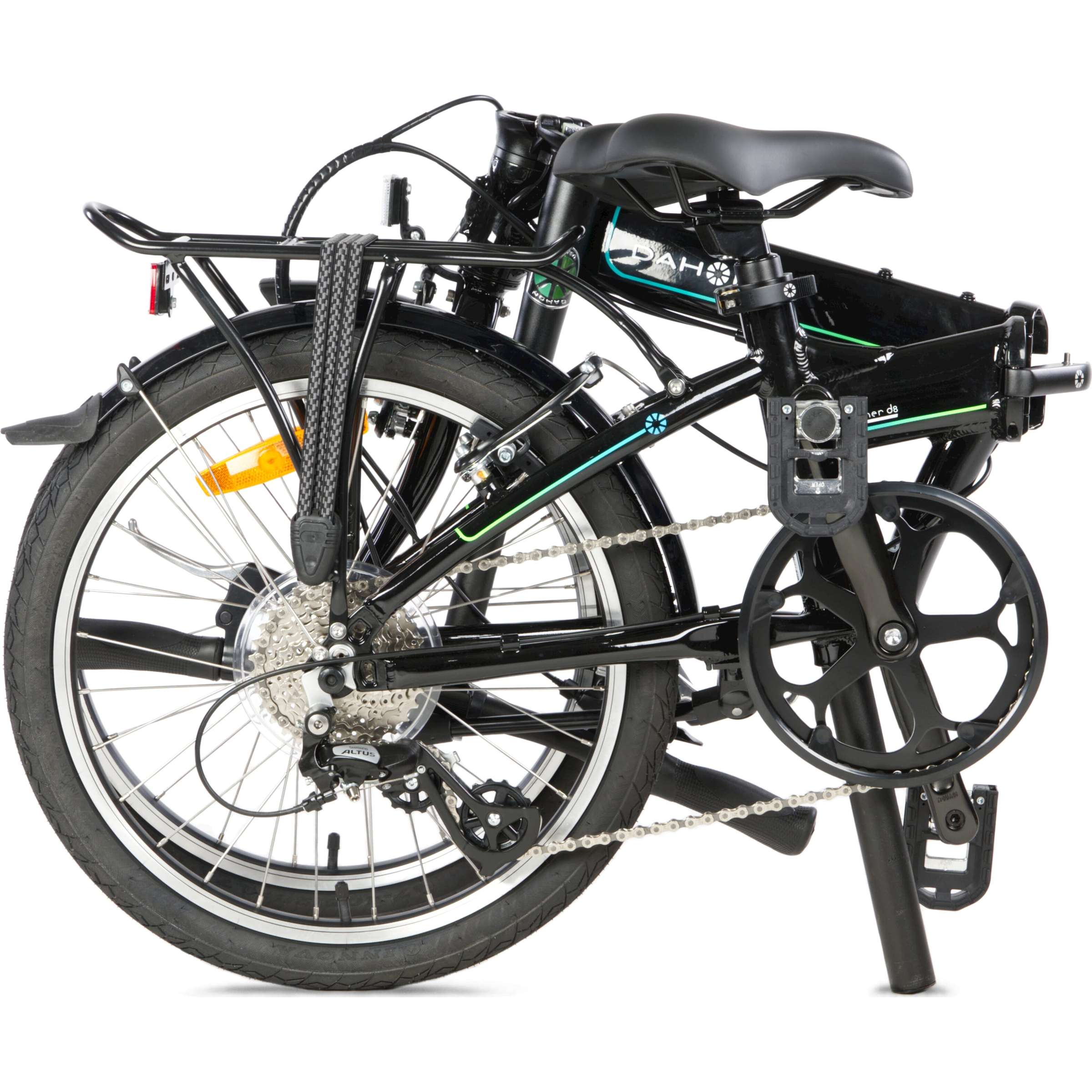 Dahon vouwfiets 20 mariner d8 met v-brake - (obsidiaan) zwart