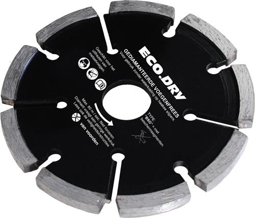 Diamant voegenfrees 125 22,2 8mm