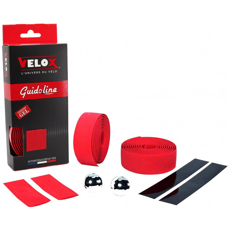 Velox stuurtape maxi kurk gel rood (2st)