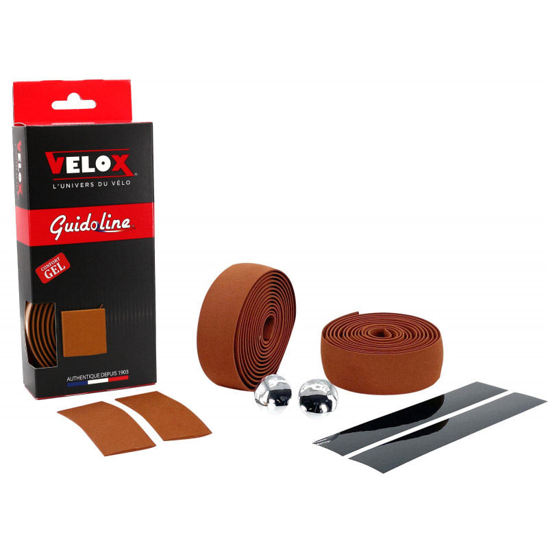 Velox stuurtape maxi kurk gel bruin (2st)