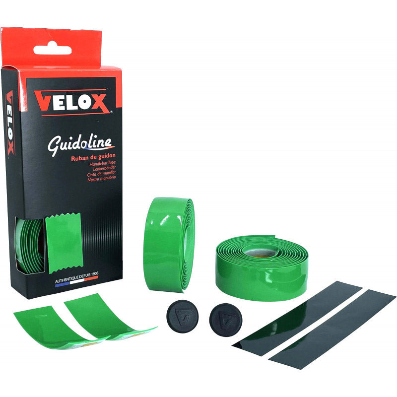 Velox stuurtape glans klassiek groen (2st)