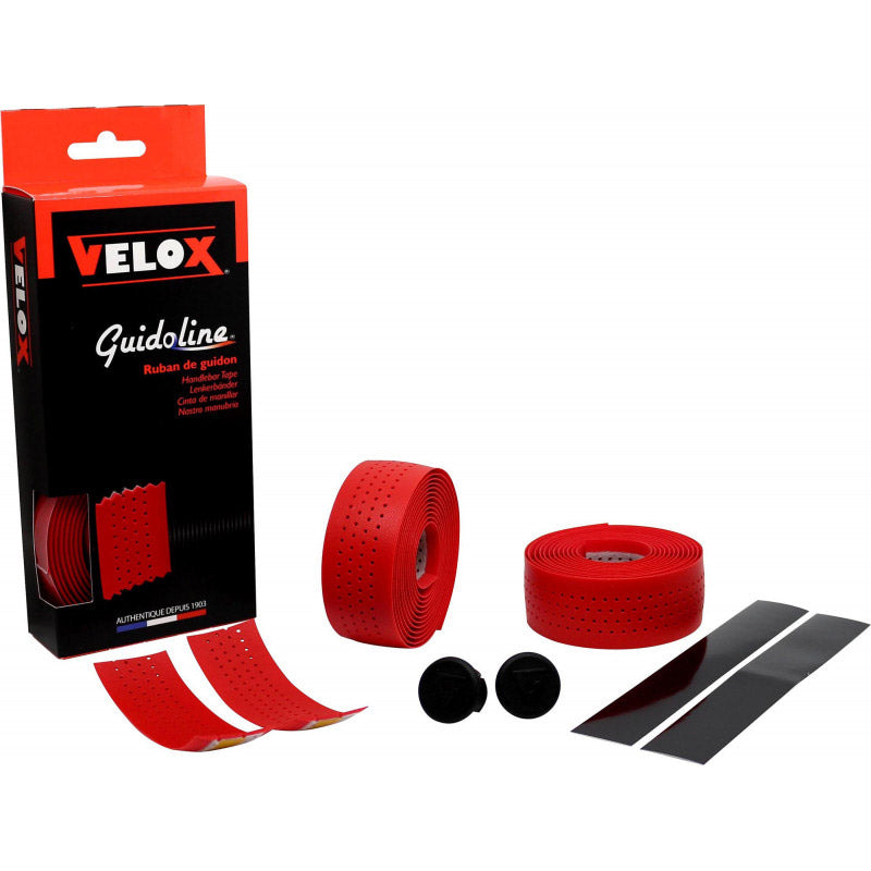 Velox stuurtape Zacht geperforeerd rood (2st)