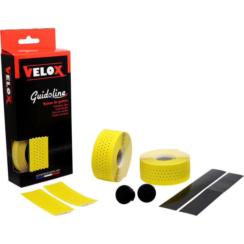 Velox stuurtape zacht geperforeerd geel (2st)