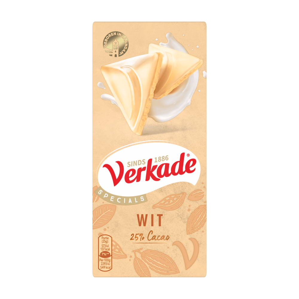 Verkade reep wit (12x 90g)