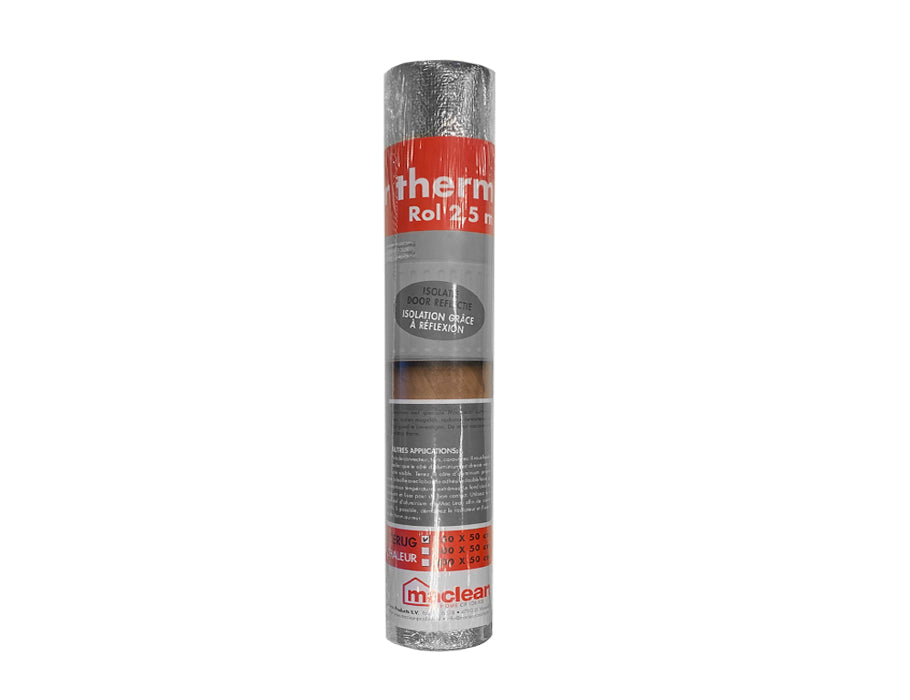 Maclean warmtereflectiefolie - 2,5m x 50cm