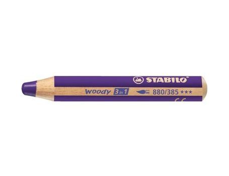 Stabilo houtachtig potlood - 3 in 1 - violet