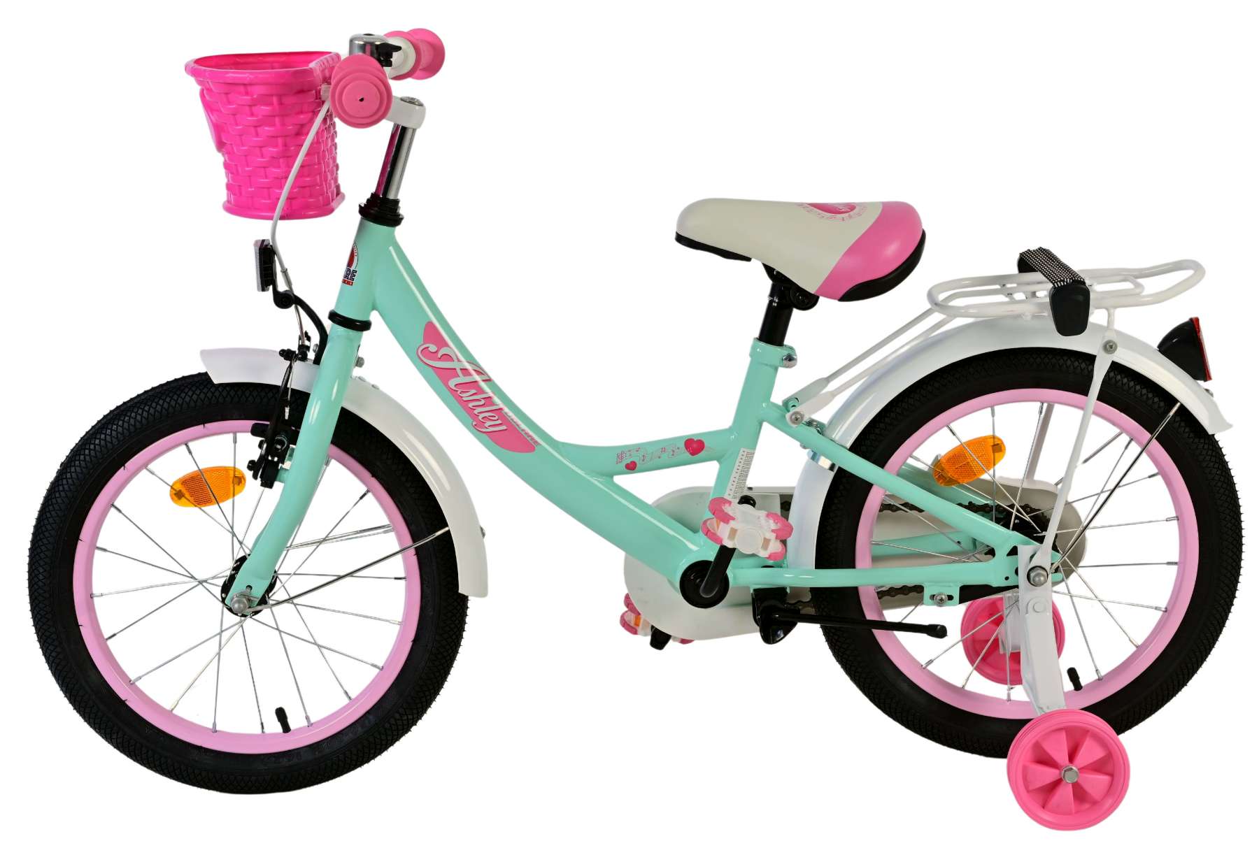 Volare ashley kinderfiets - meisjes - 16 inch - groen