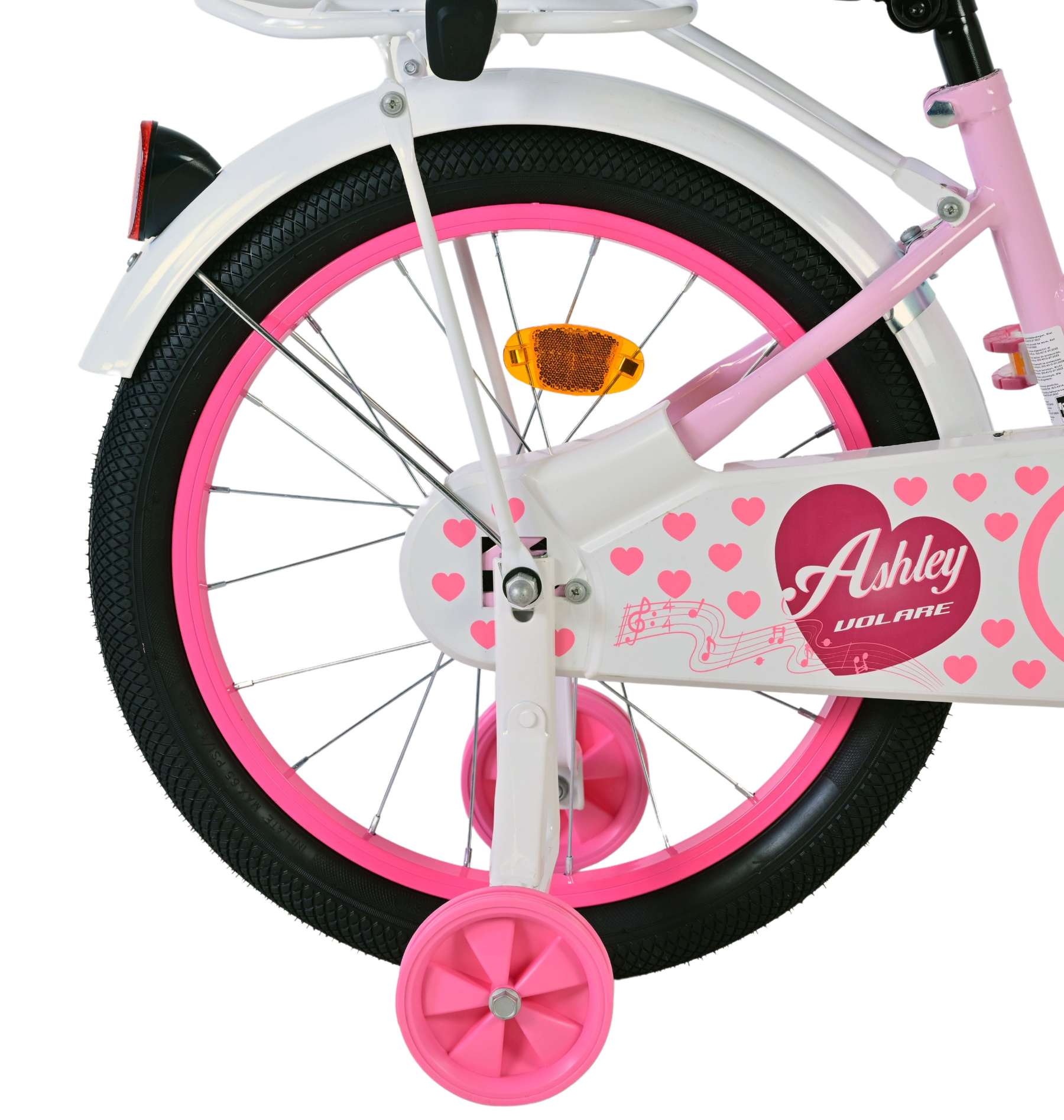 Volare ashley kinderfiets - meisjes - 18 inch - roze