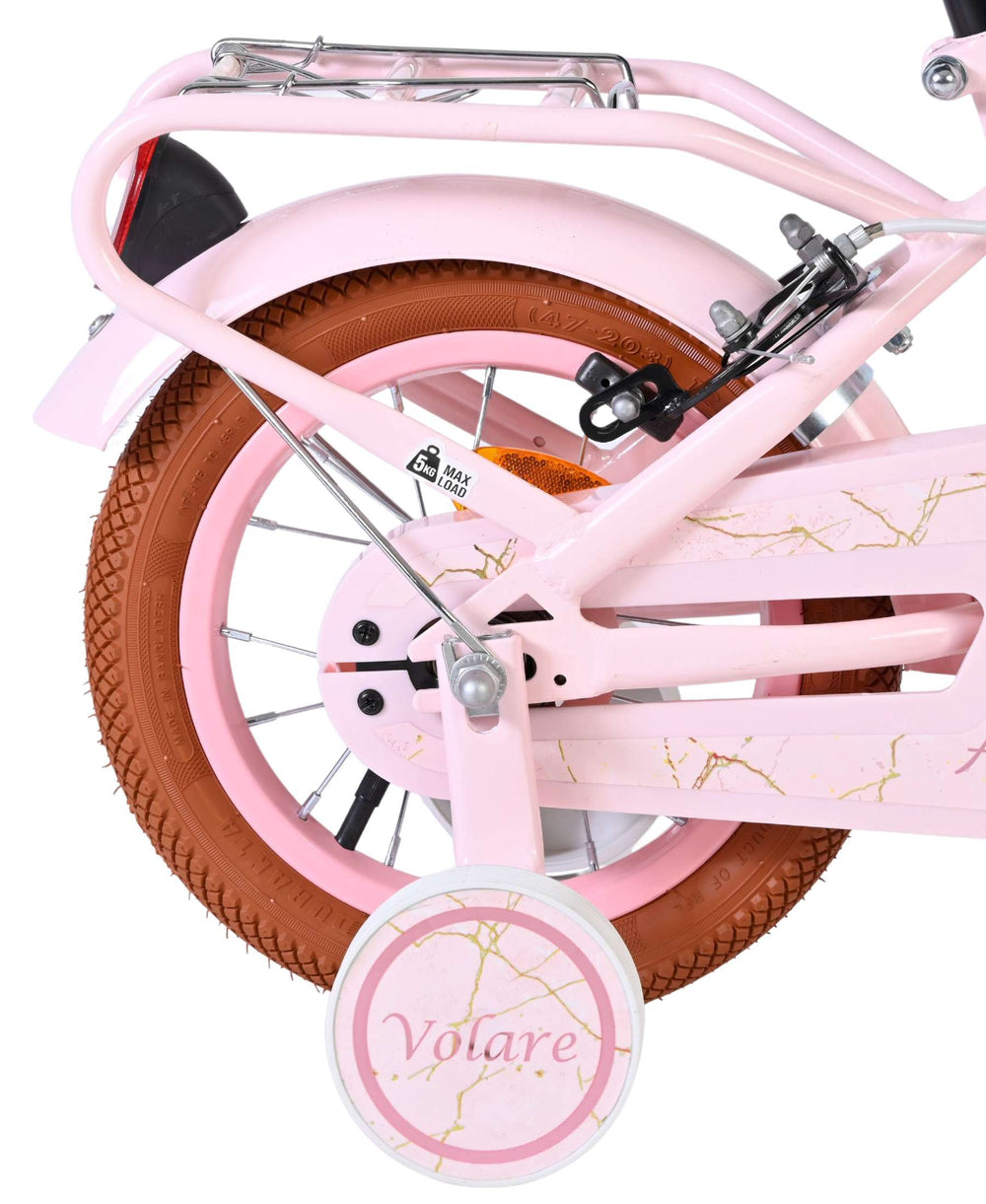 Volare Ashley Kinderfiets Meisjes 12 inch Roze Twee handremmen