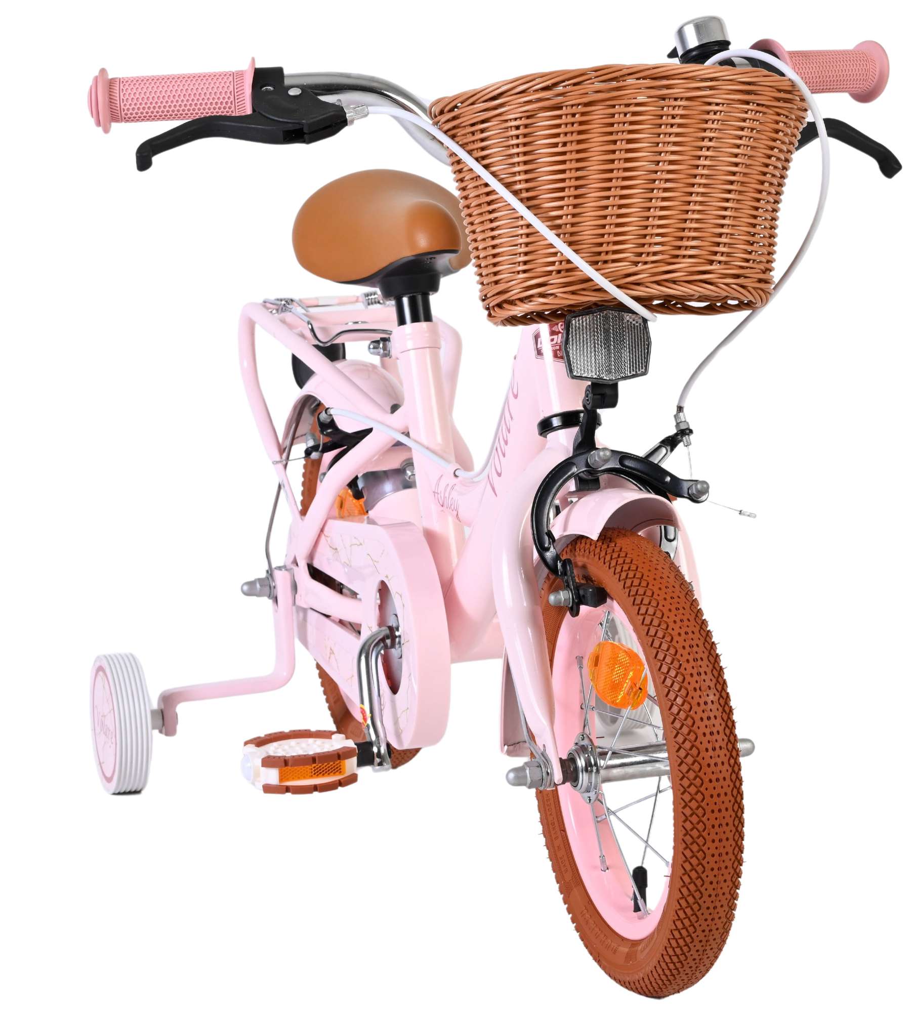Volare Ashley Kinderfiets Meisjes 12 inch Roze Twee handremmen