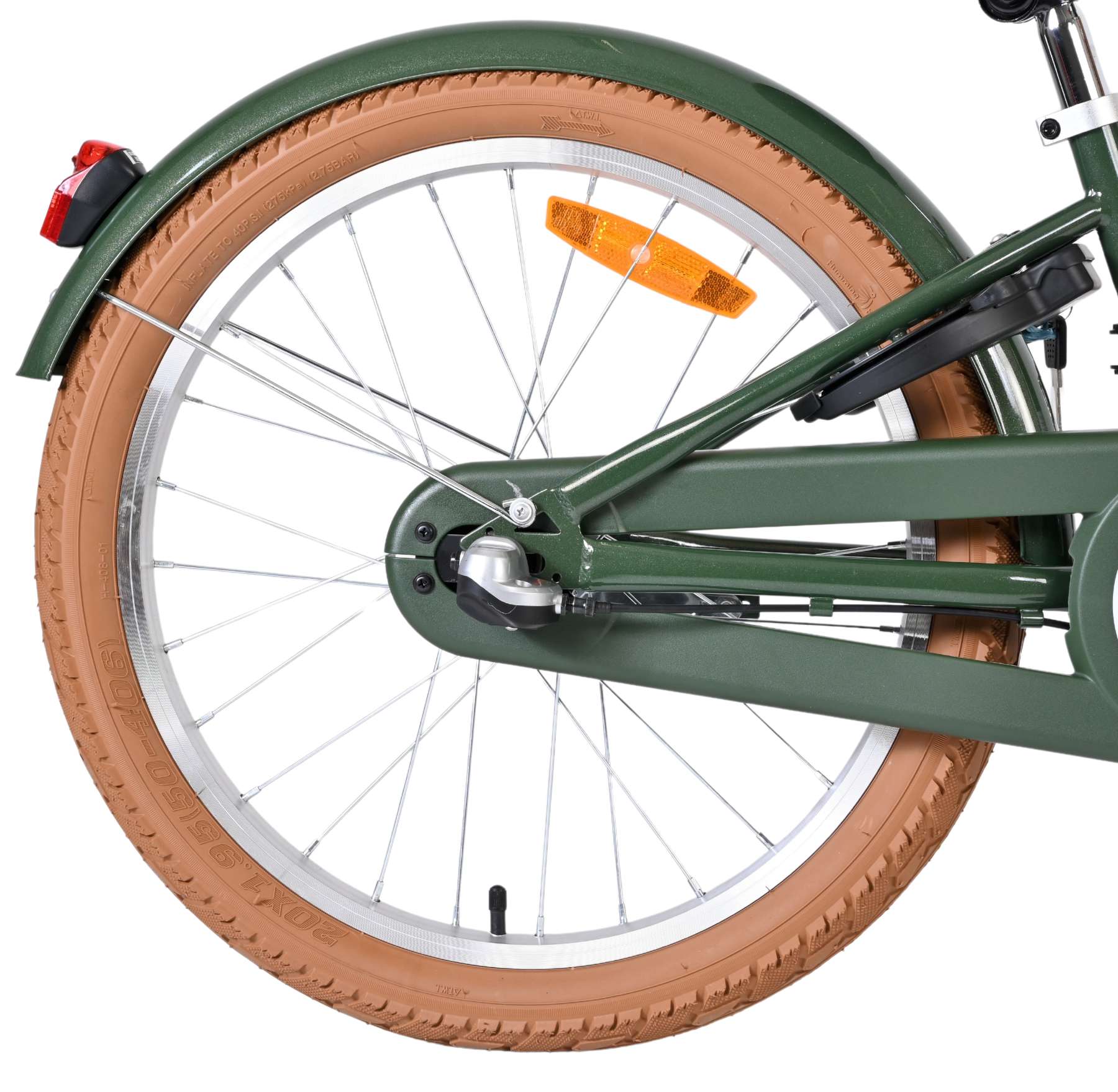 Volare ashley kinderfiets - meisjes - 20 inch - groen - nexus 3