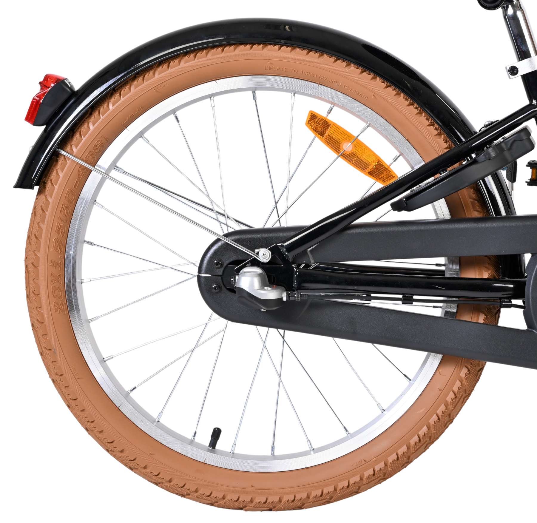 Volare ashley kinderfiets - meisjes - 20 inch - zwart - nexus 3