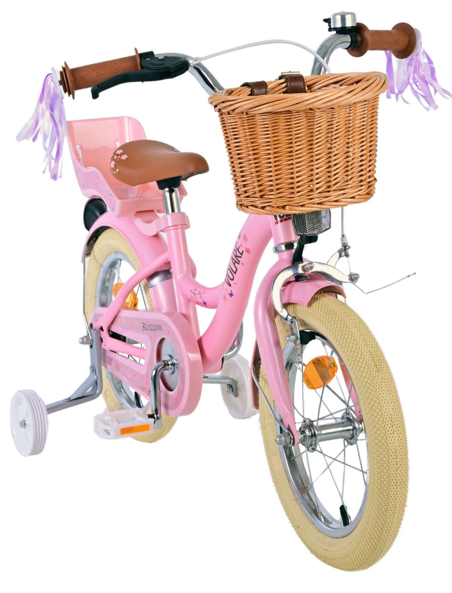 Volare Blossom Kinderfiets - Meisjes - 14 inch - Roze