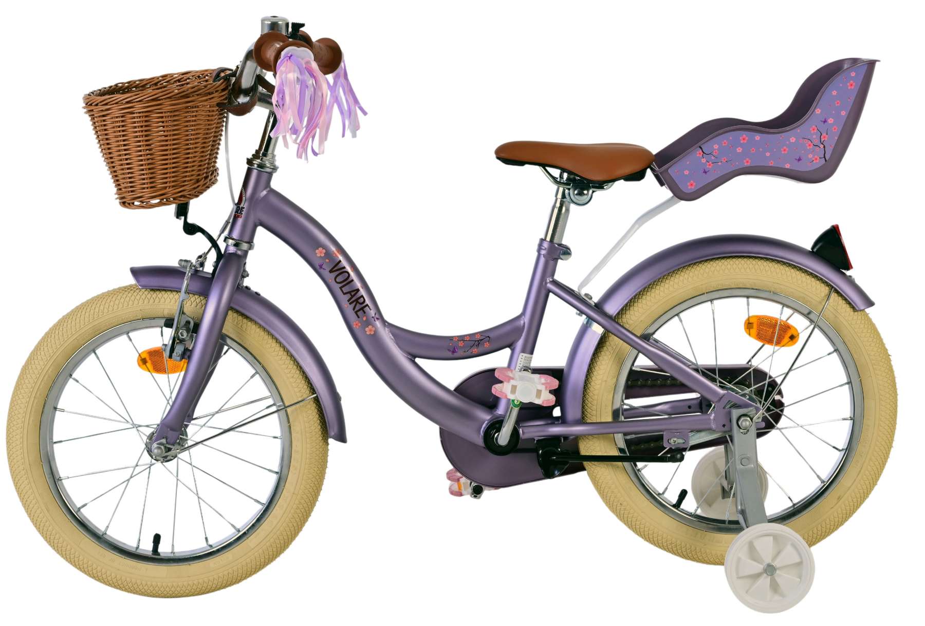 Volare blossom kinderfiets - meisjes - 16 inch - paars