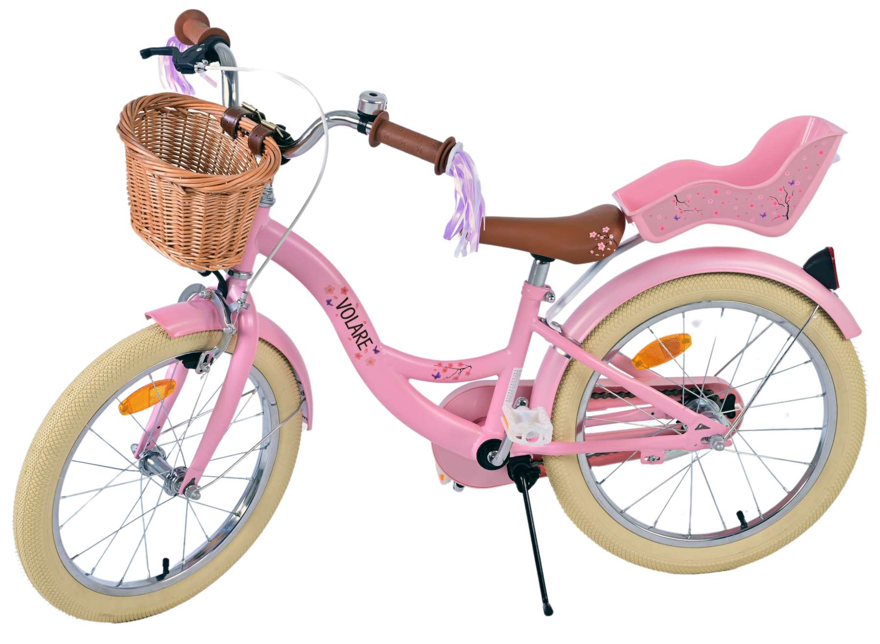 Volare bloesem kinderfiets - meisjes - 18 inch - roze