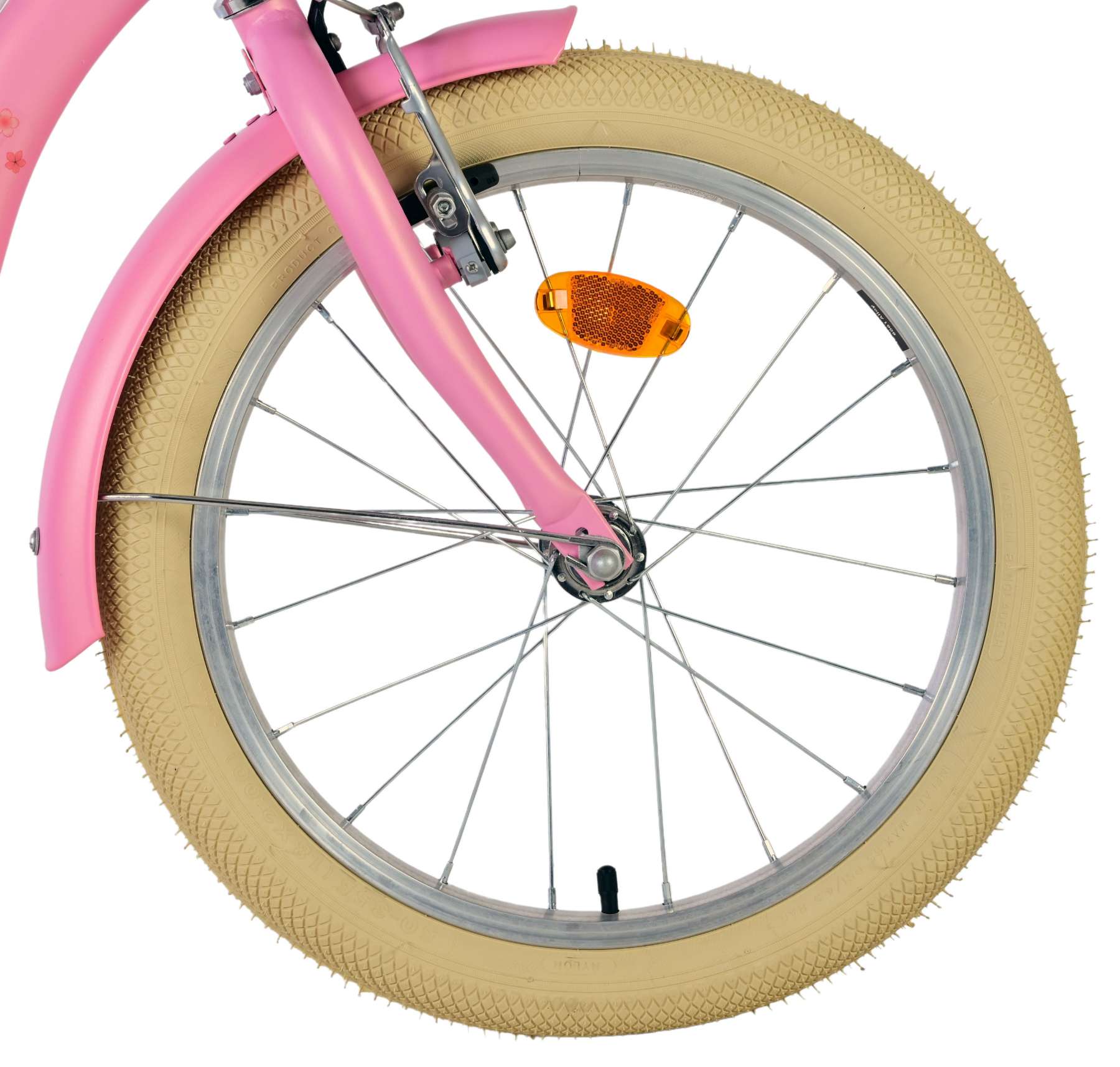 Volare blossom kinderfiets - meisjes - 18 inch - roze - twee handremmen