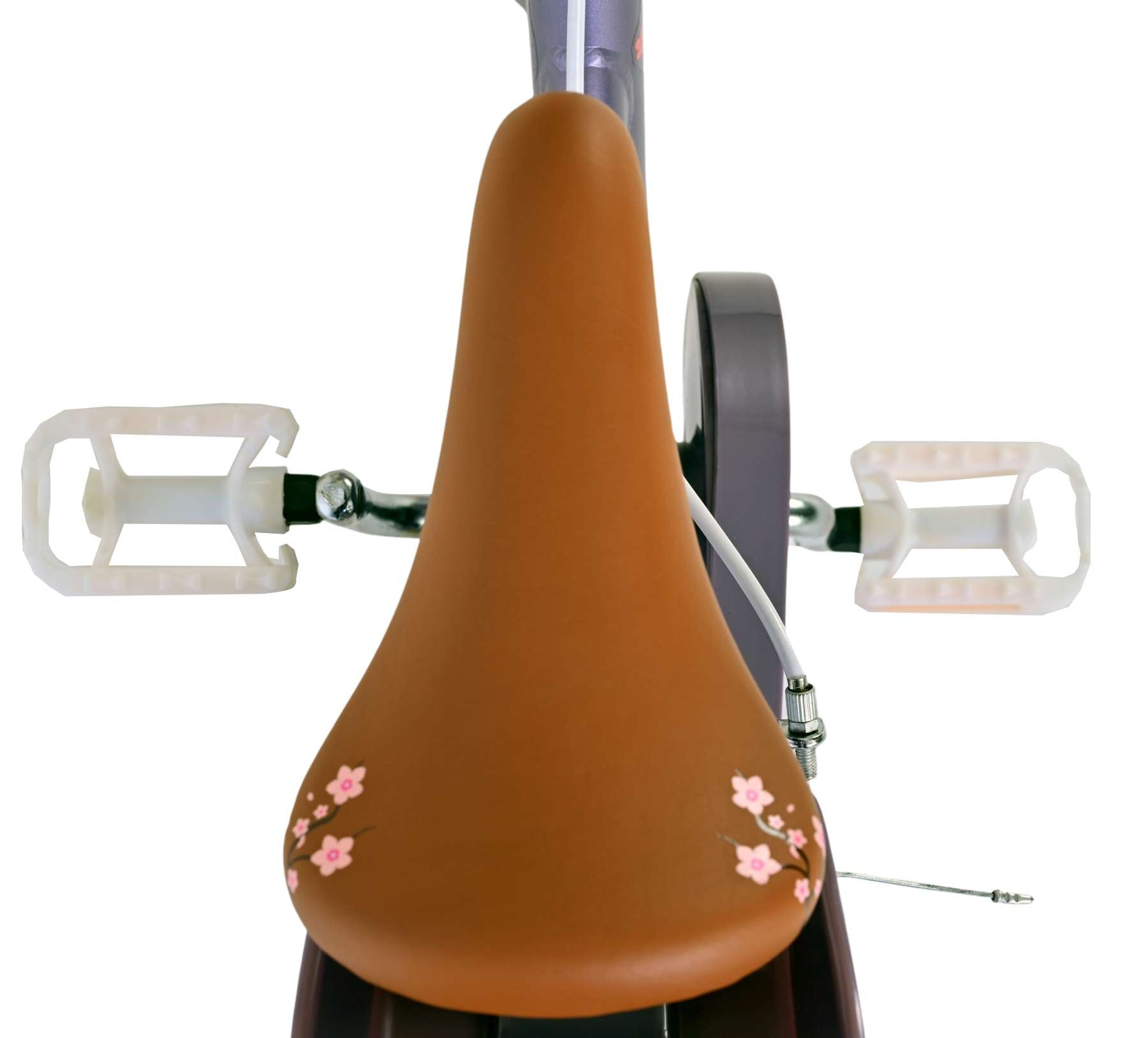Volare bloesem kinderfiets - meisjes - 14 inch - paars - twee handremmen