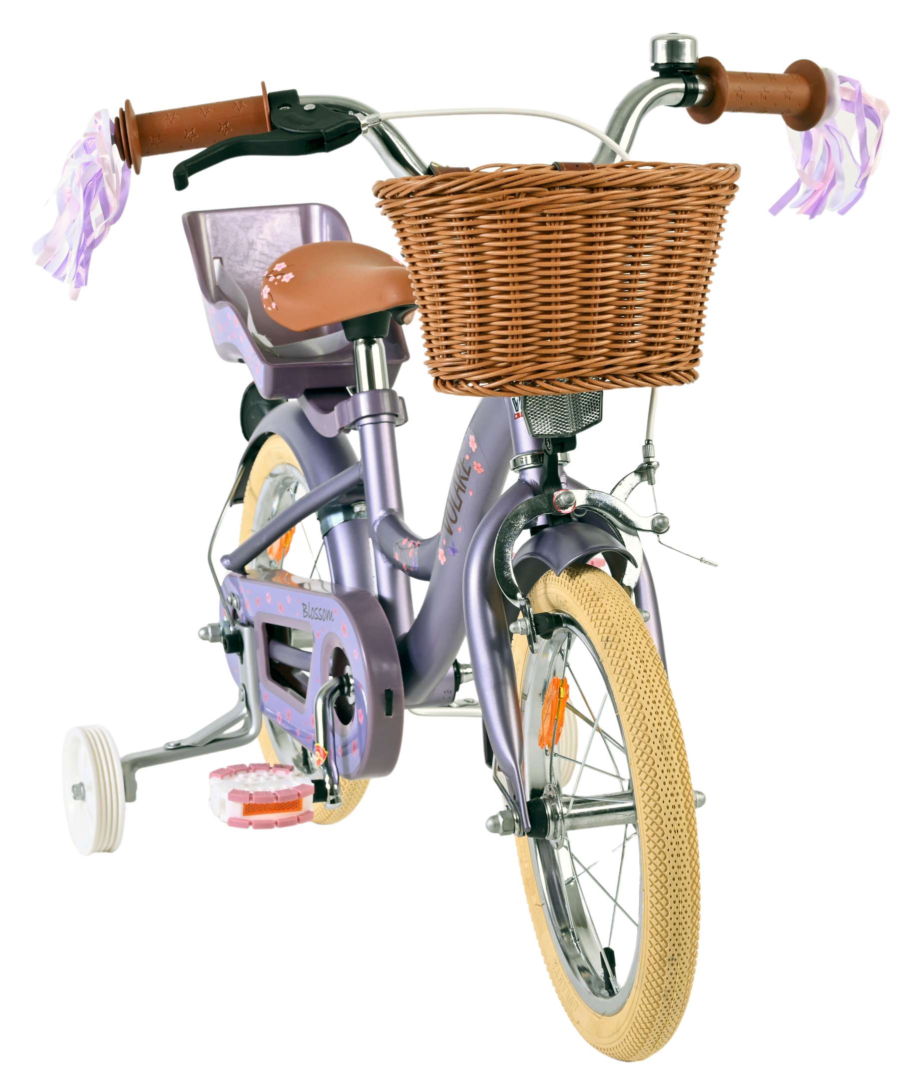 Volare blossom kinderfiets - meisjes - 14 inch - paars
