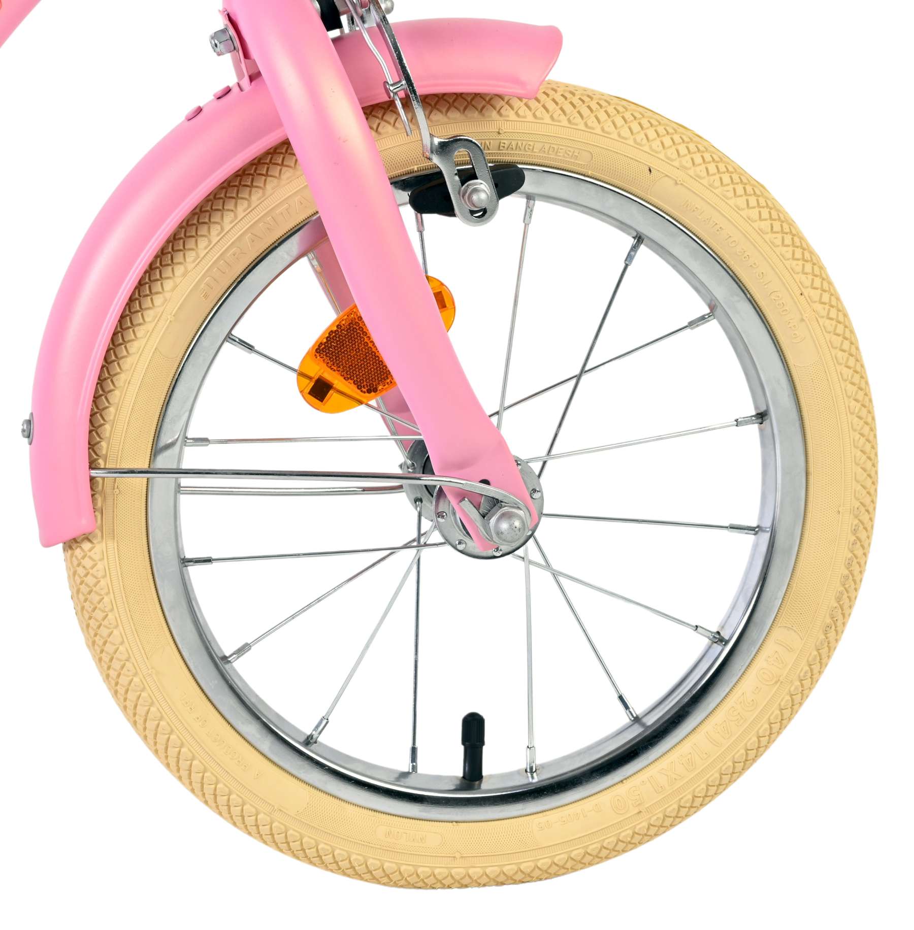 Volare blossom kinderfiets - meisjes - 14 inch - roze - twee handremmen