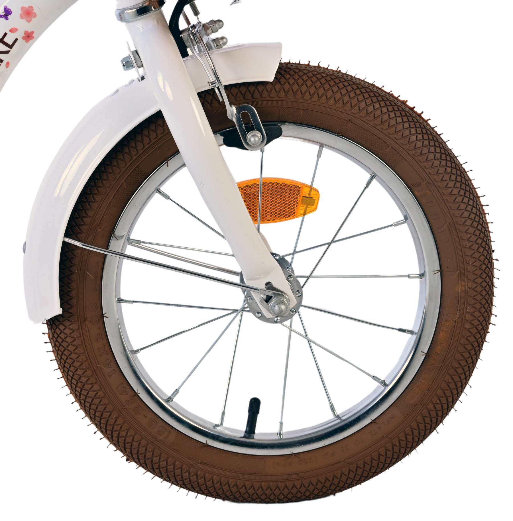Volare bloesem kinderfiets - meisjes - 14 inch - wit