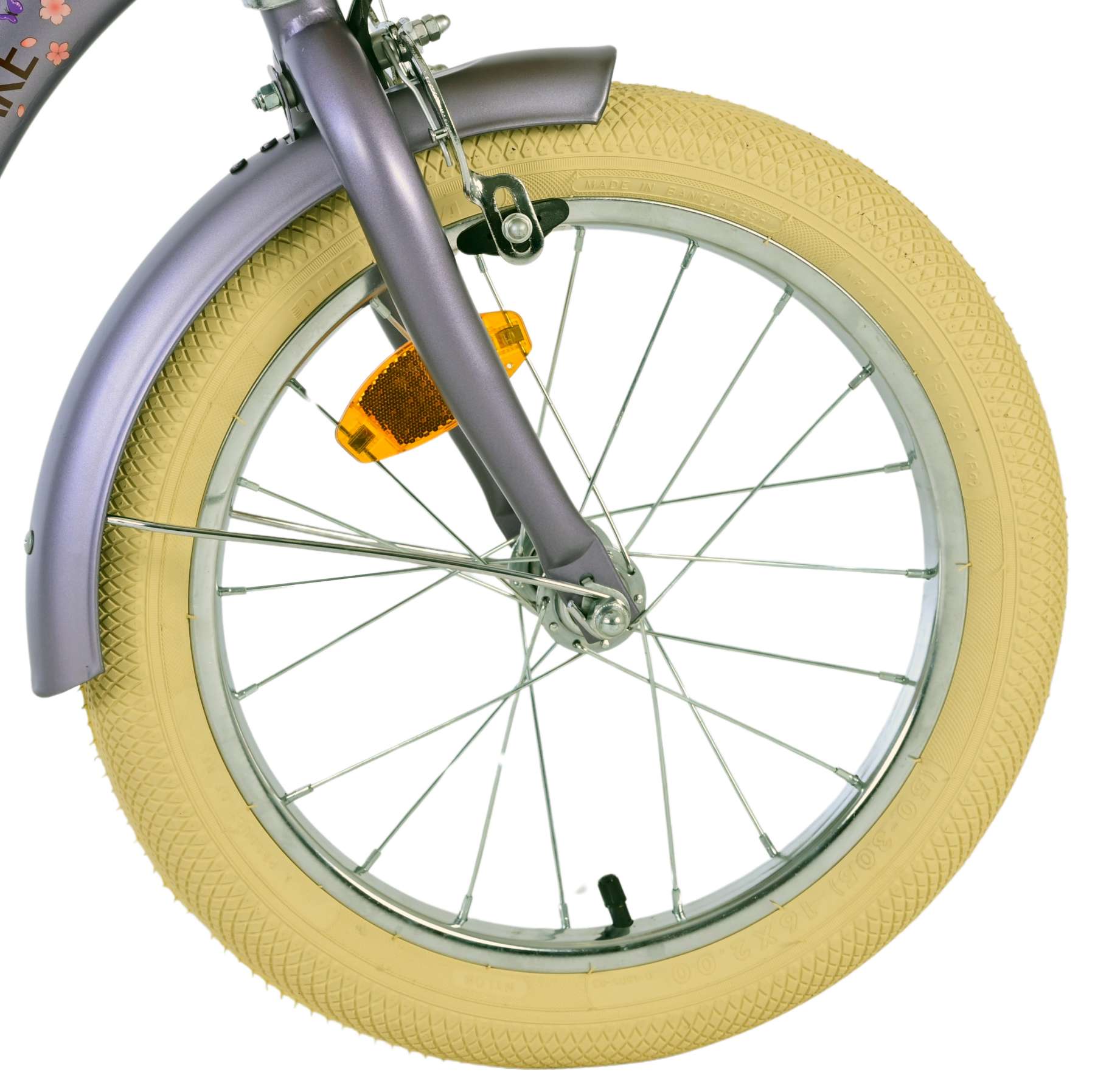 Volare bloesem kinderfiets - meisjes - 16 inch - paars