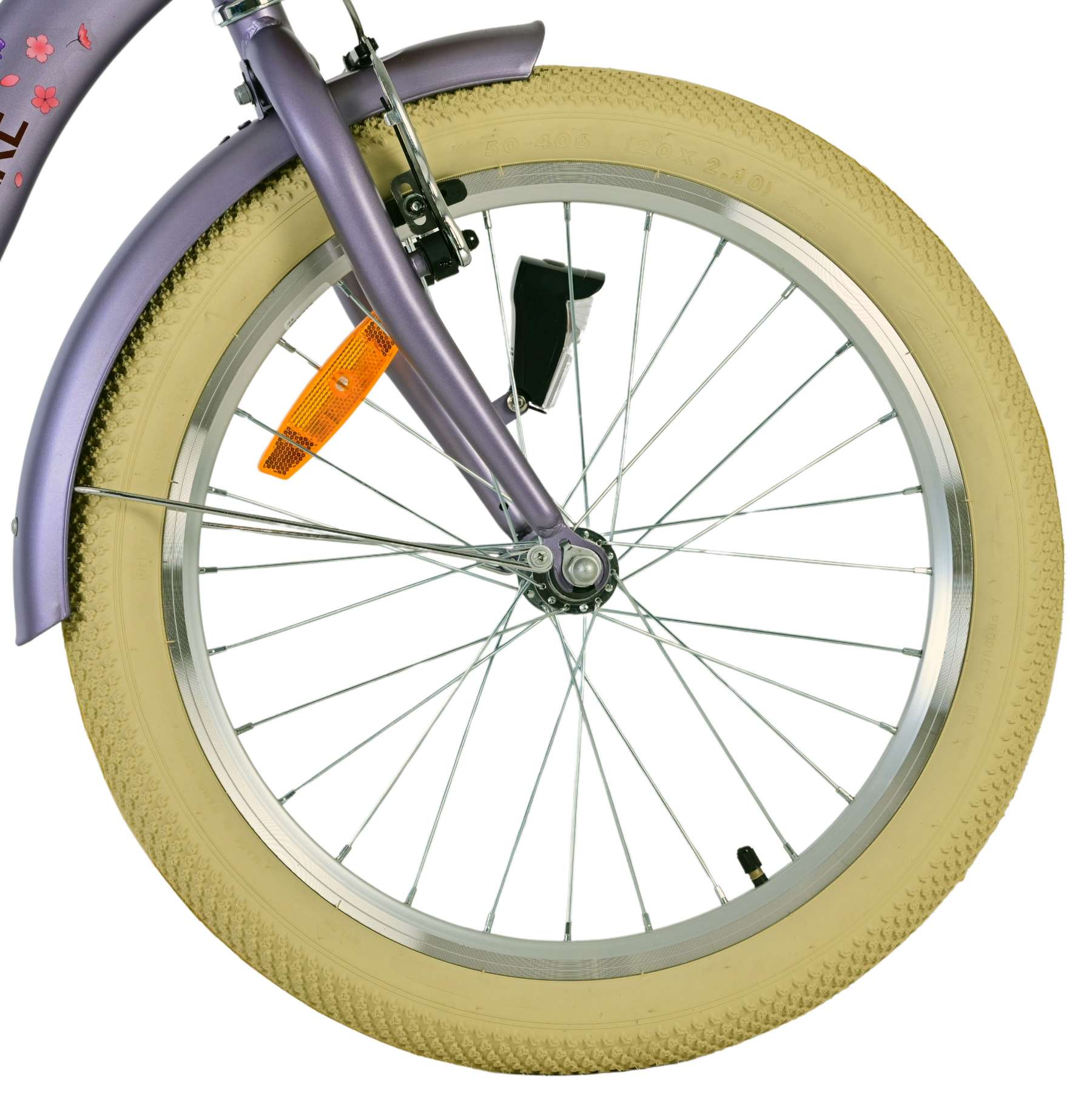 Volare bloesem kinderfiets - meisjes - 20 inch - paars