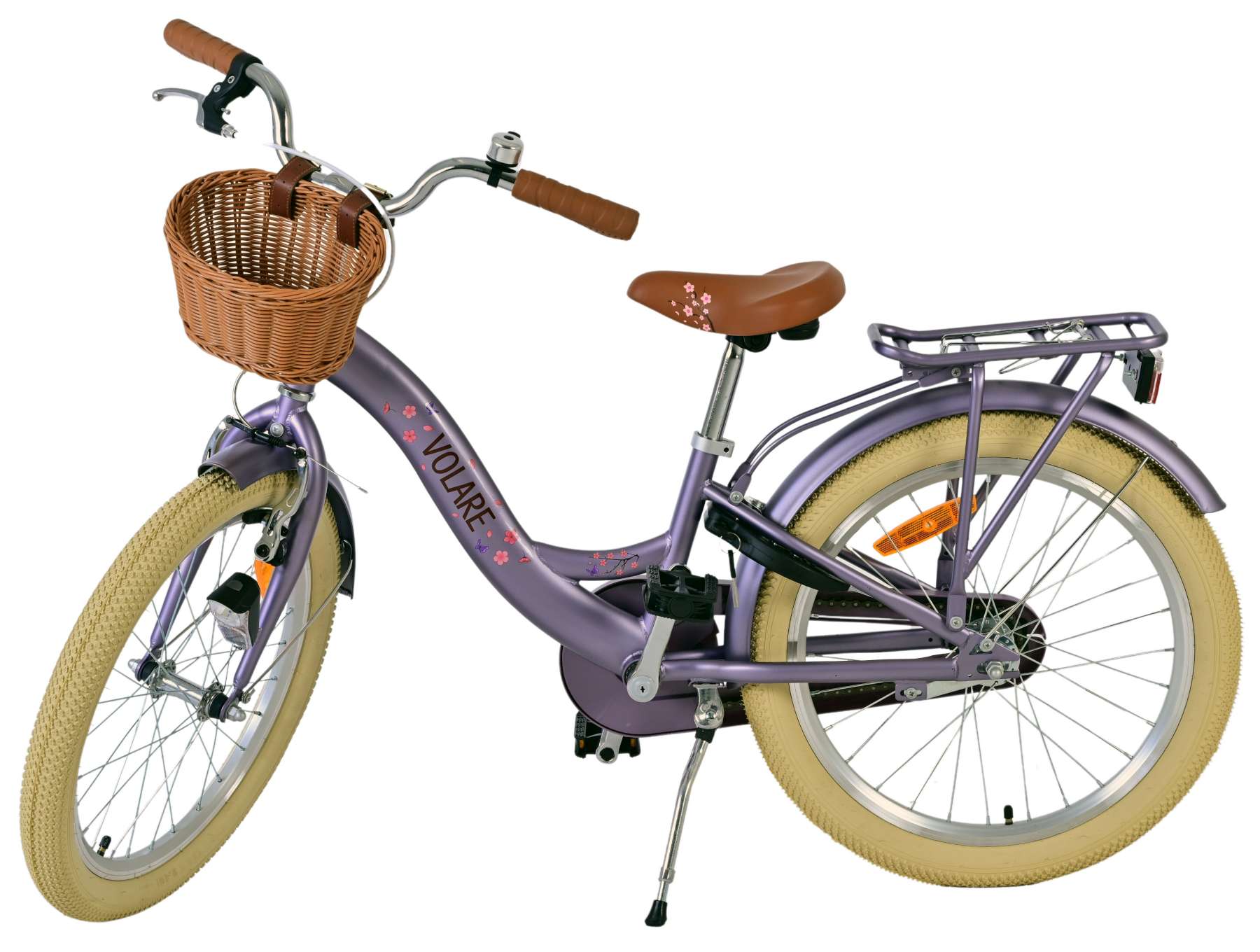 Volare bloesem kinderfiets - meisjes - 20 inch - paars