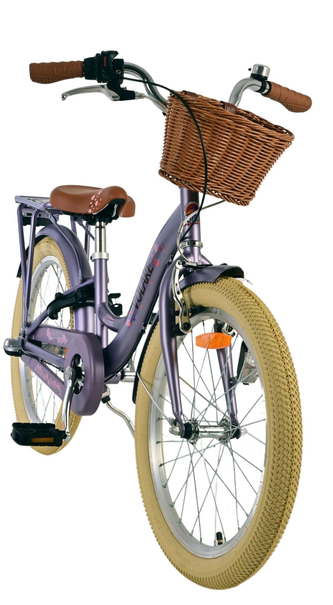 Volare bloesem kinderfiets - meisjes - 20 inch - paars - nexus 3 versnellingen