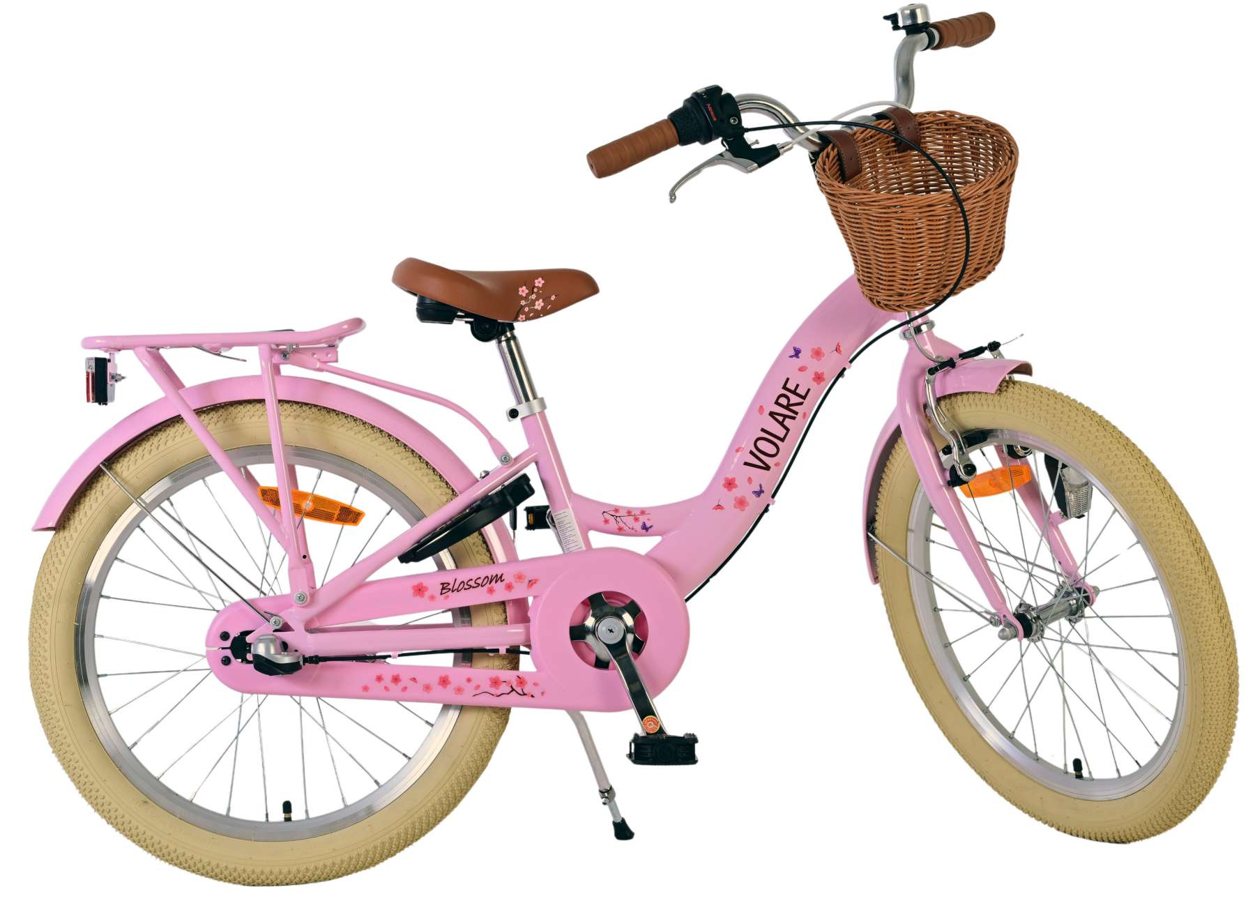 Volare bloesem kinderfiets - meisjes - 20 inch - roze - nexus 3 versnellingen
