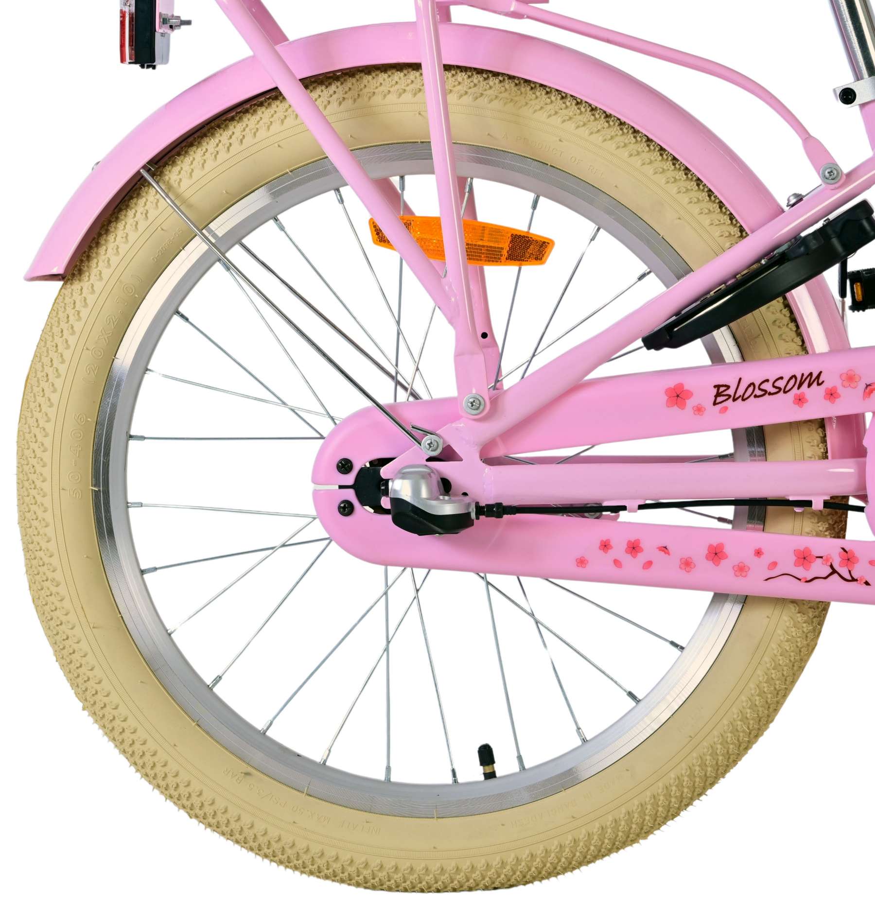 Volare bloesem kinderfiets - meisjes - 20 inch - roze - nexus 3 versnellingen