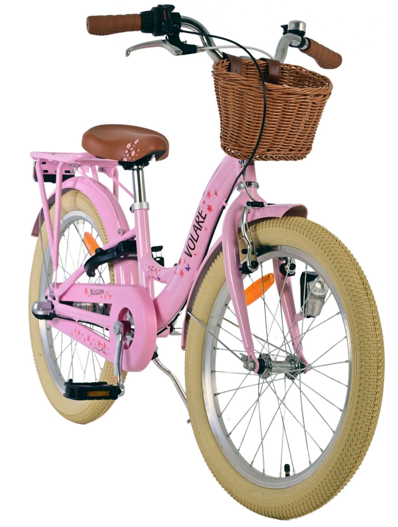 Volare bloesem kinderfiets - meisjes - 20 inch - roze - nexus 3 versnellingen
