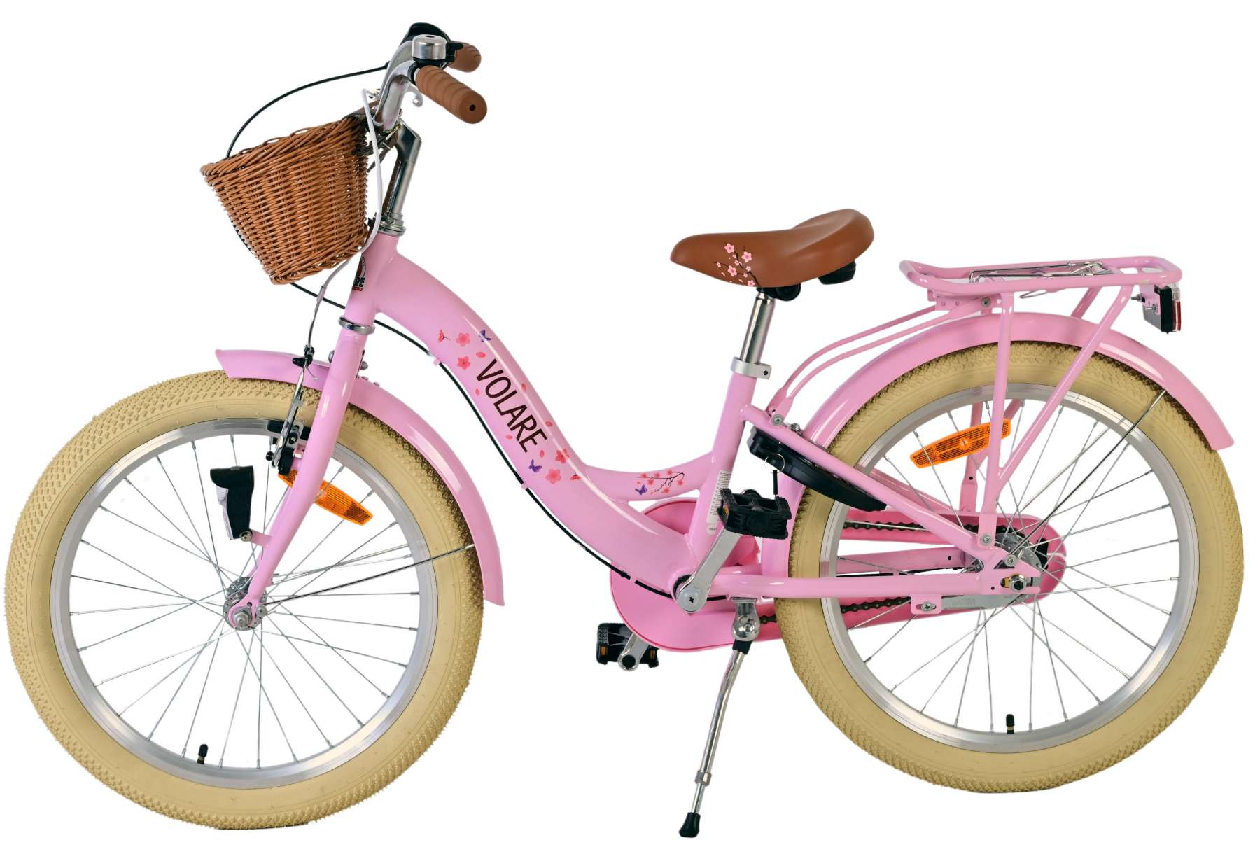 Volare bloesem kinderfiets - meisjes - 20 inch - roze - nexus 3 versnellingen