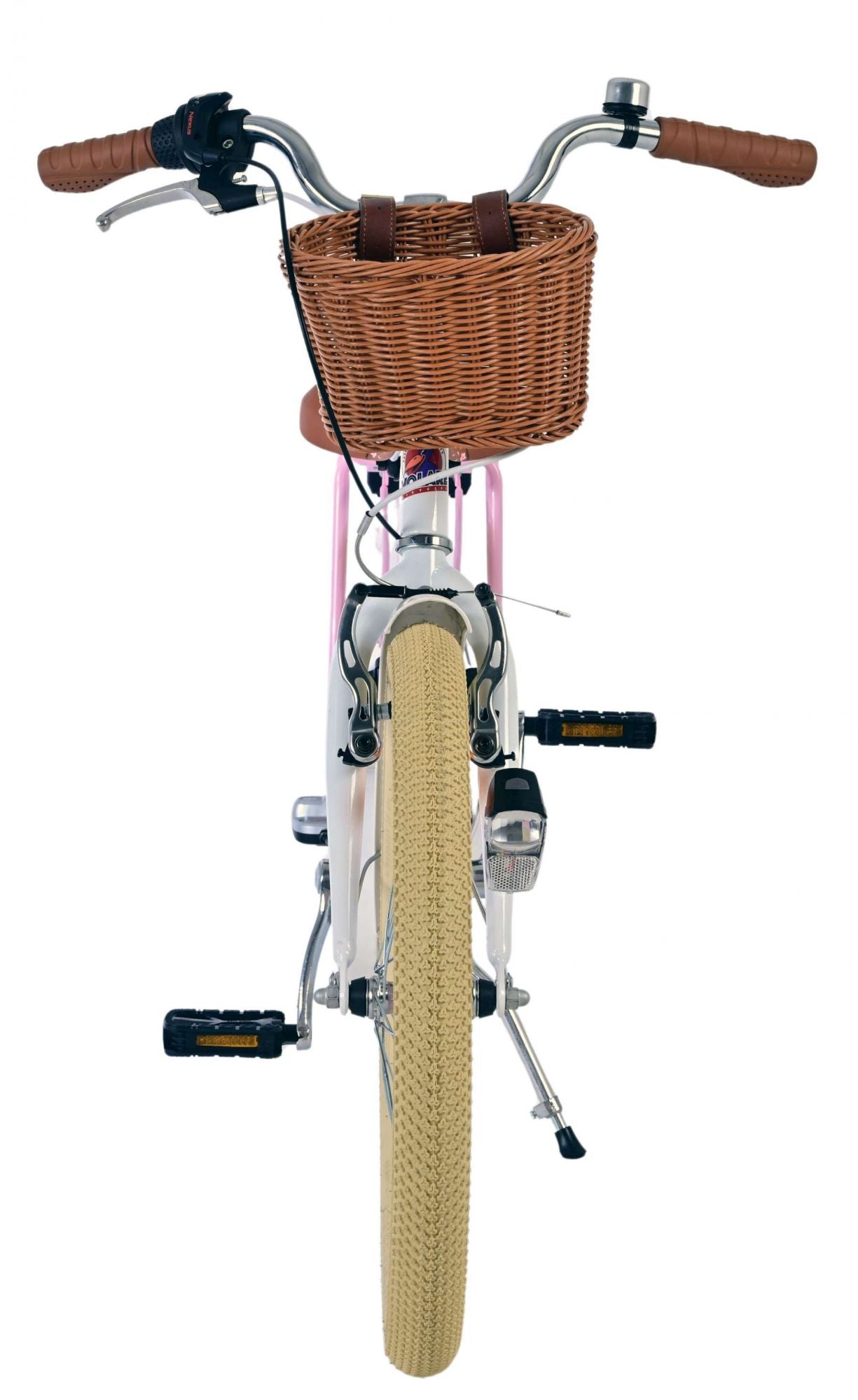 Volare bloesem kinderfiets - meisjes - 20 inch - wit - nexus 3 versnellingen