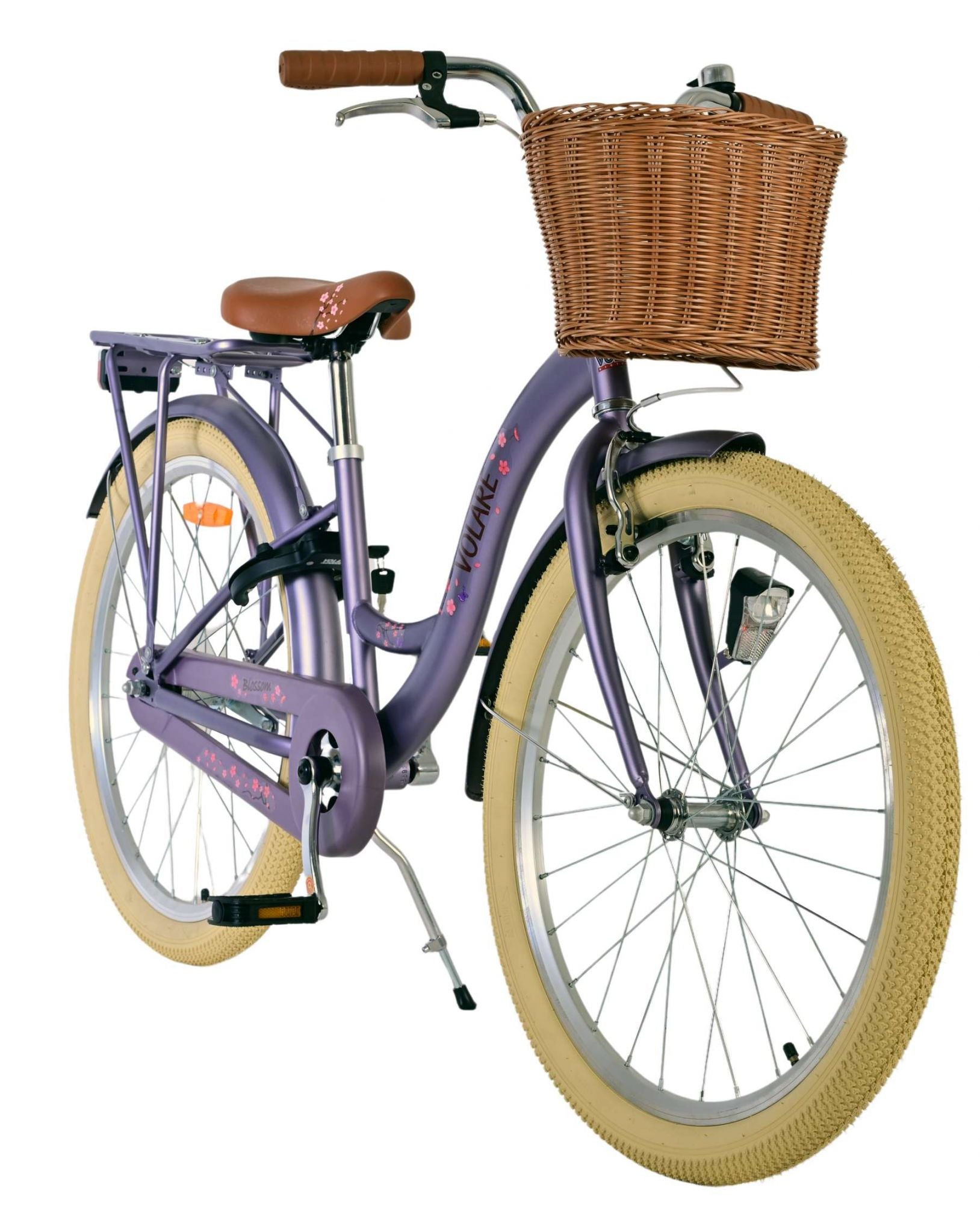 Volare bloesem kinderfiets - meisjes - 24 inch - paars