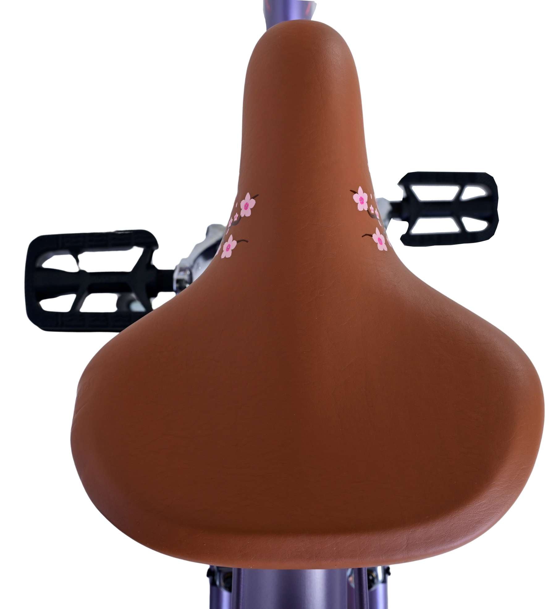 Volare bloesem kinderfiets - meisjes - 24 inch - paars - twee handremmen