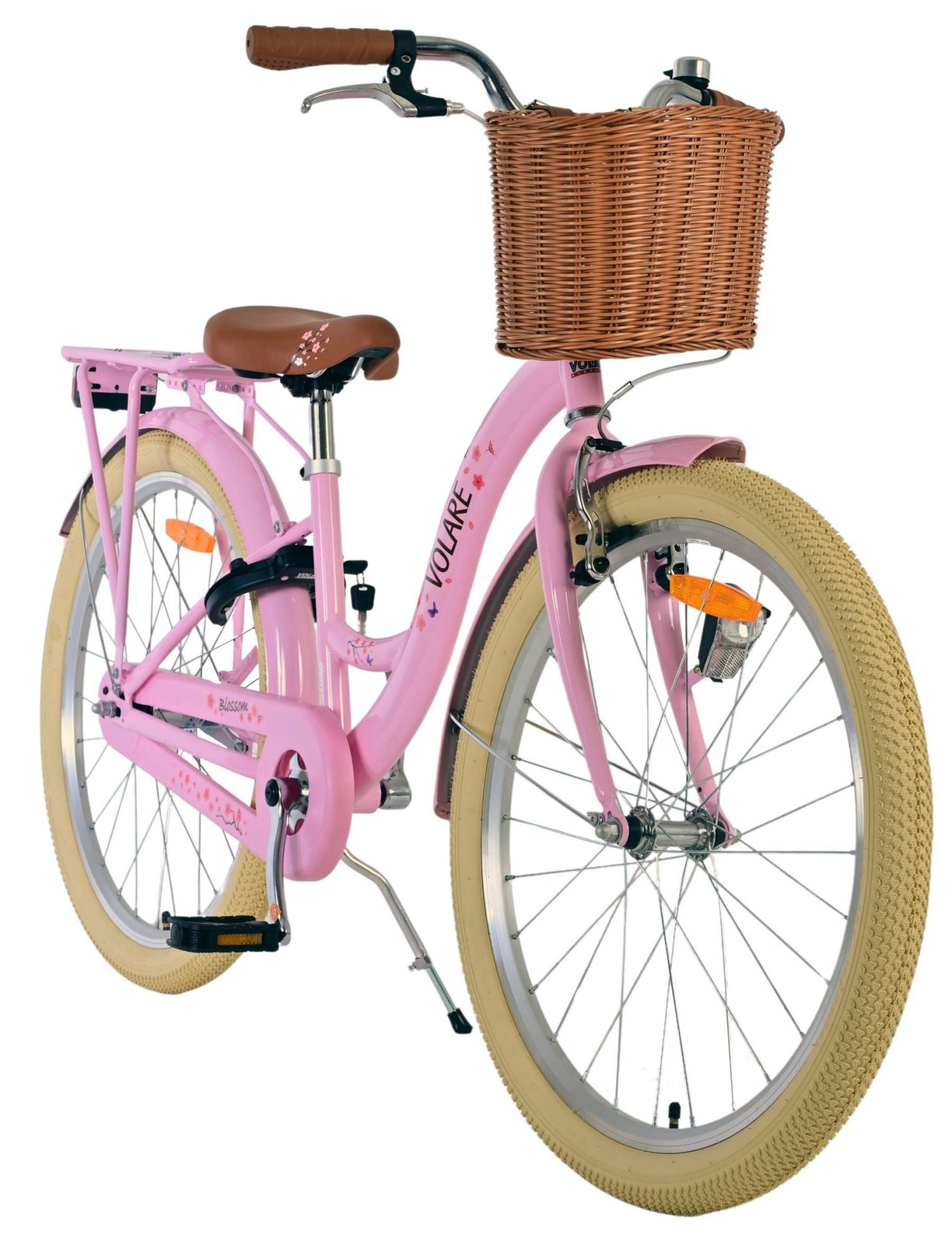 Volare bloesem kinderfiets - meisjes - 24 inch - roze