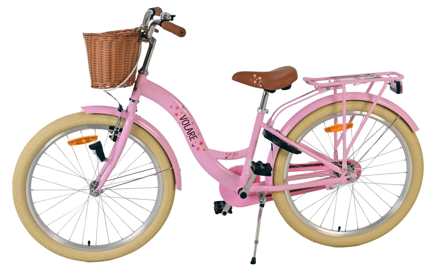 Volare bloesem kinderfiets - meisjes - 24 inch - roze