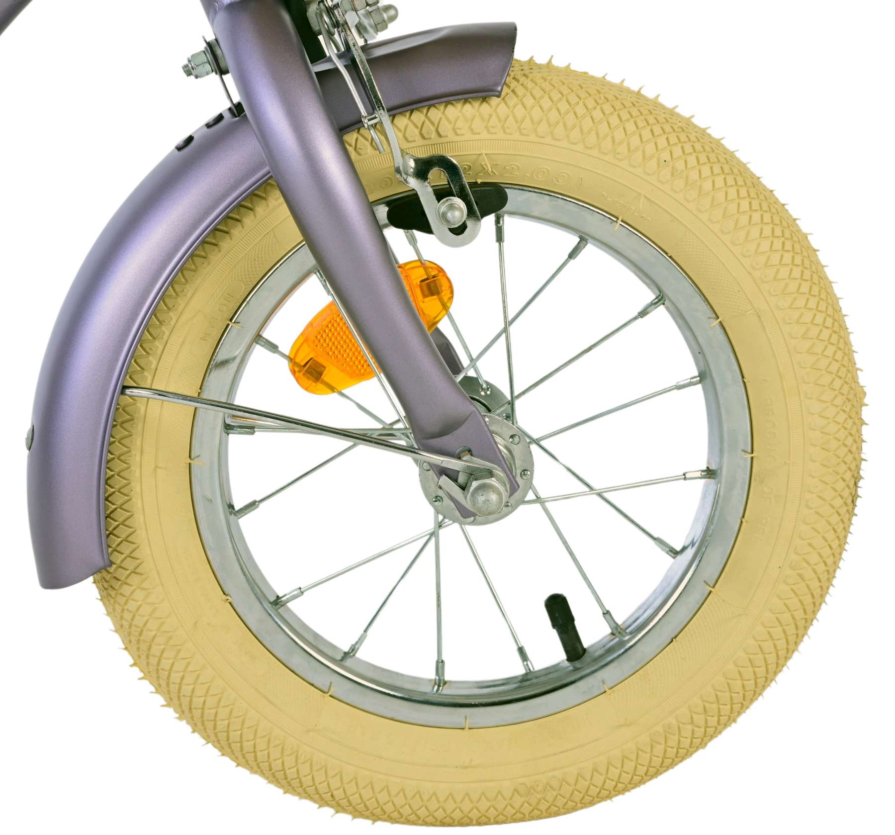 Volare bloesem kinderfiets - meisjes - 12 inch - paars