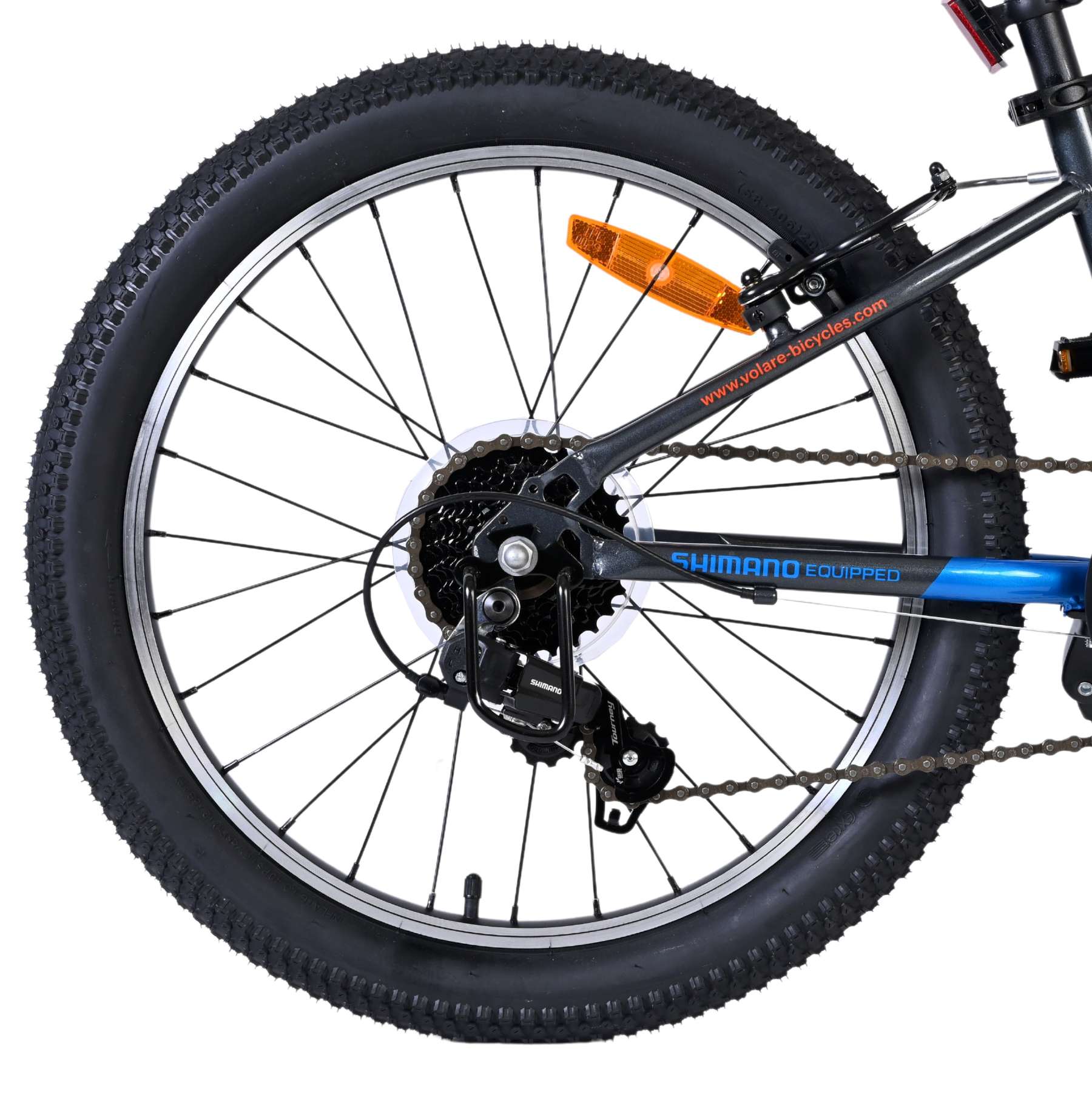 Volare boost kinderfiets - 20 inch - blauw grijs - 7 speed