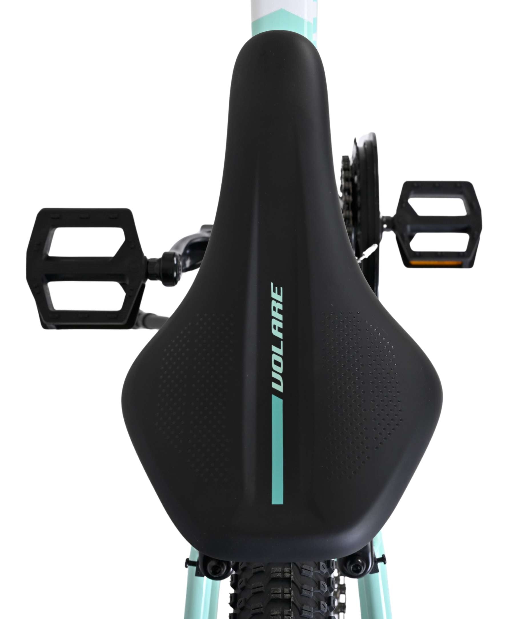 Volare boost kinderfiets - 24 inch - wit mintgroen - 21 speed