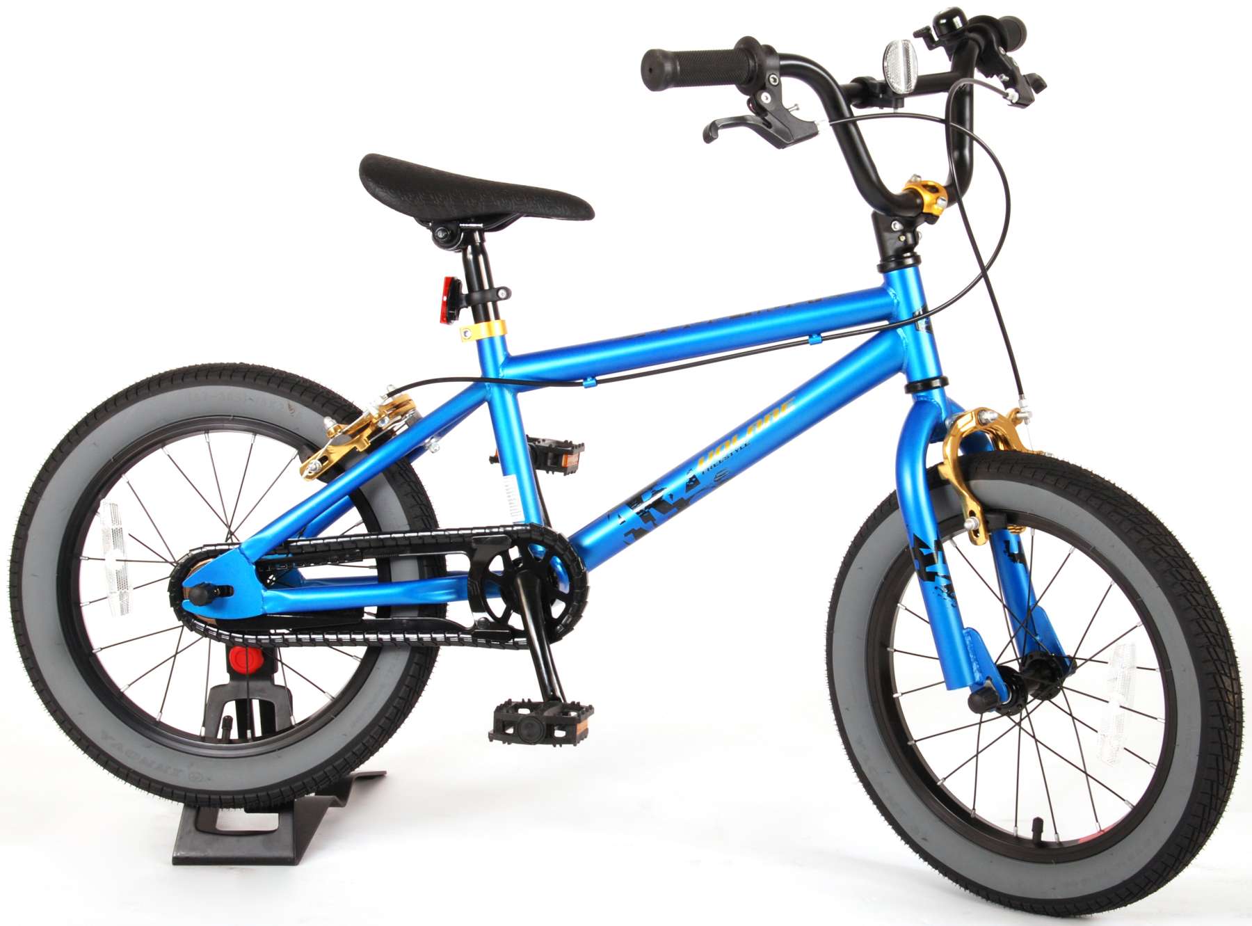 Volare Cool Rider Kinderfiets - Jongens - 16 inch - Blauw - Twee handremmen - 95% afgemonteerd