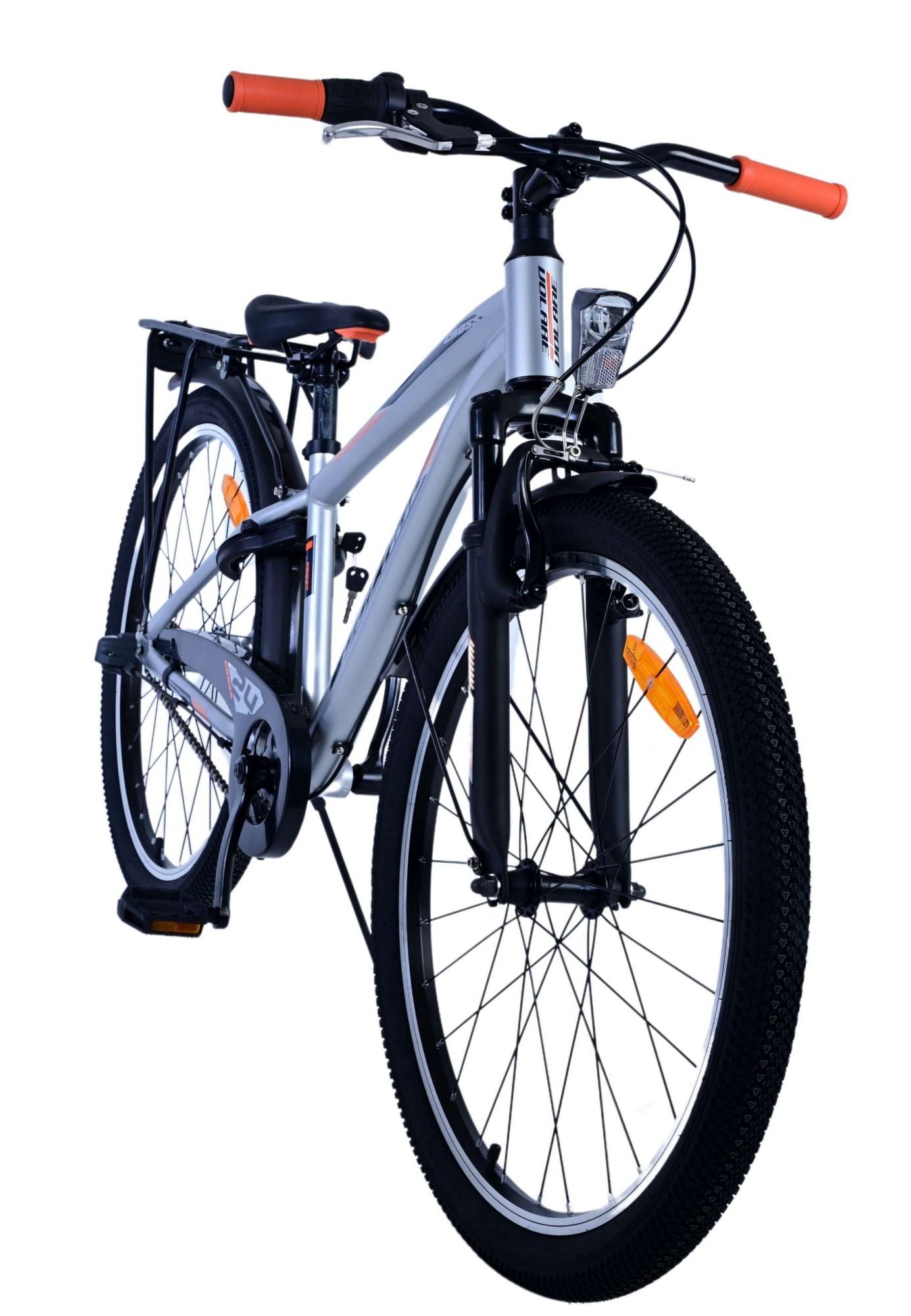 Volare Cross Kinderfiets - Jongens - 24 inch - Zilver - 3 versnellingen