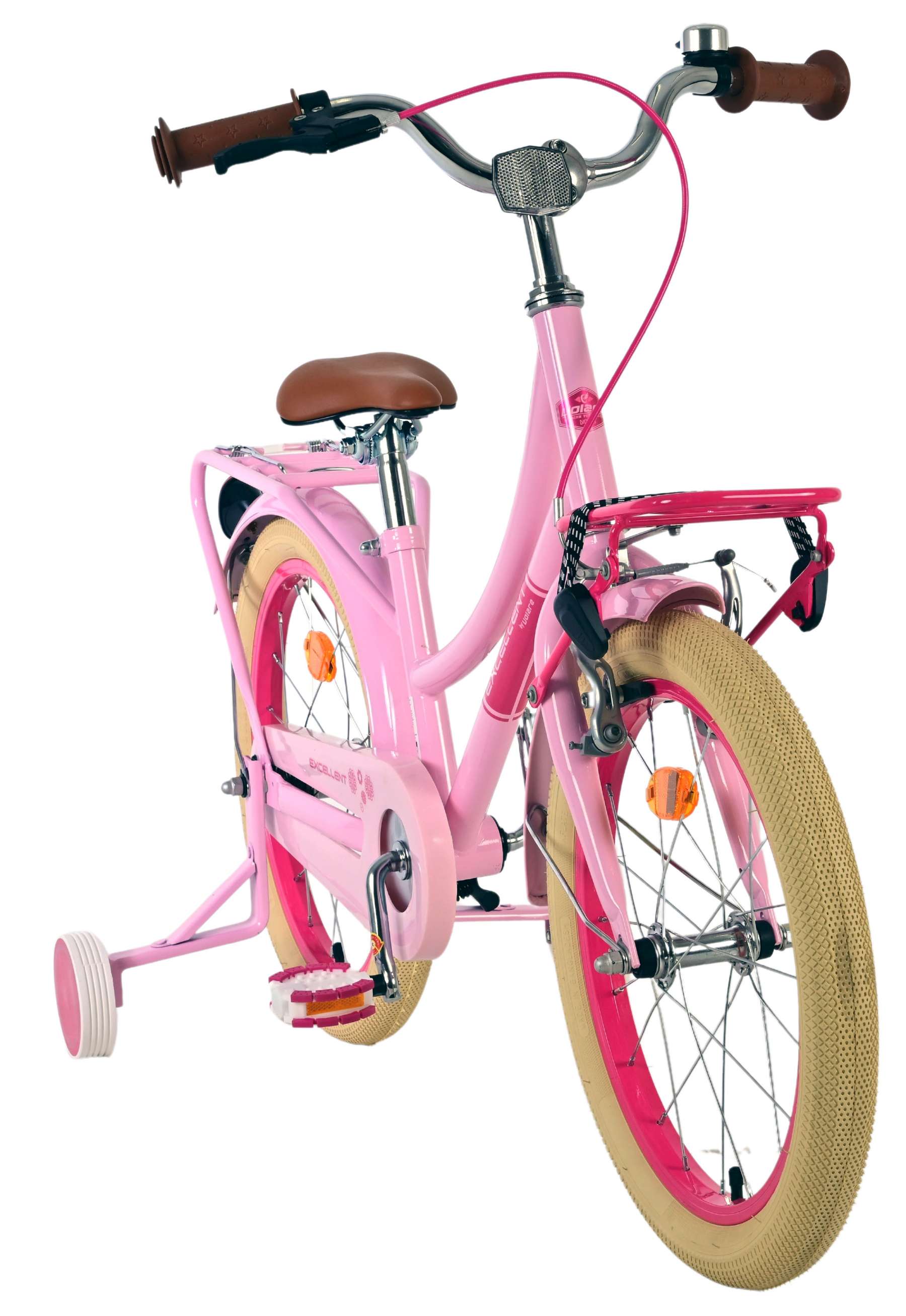 Volare excellent kinderfiets - meisjes -18 inch - roze