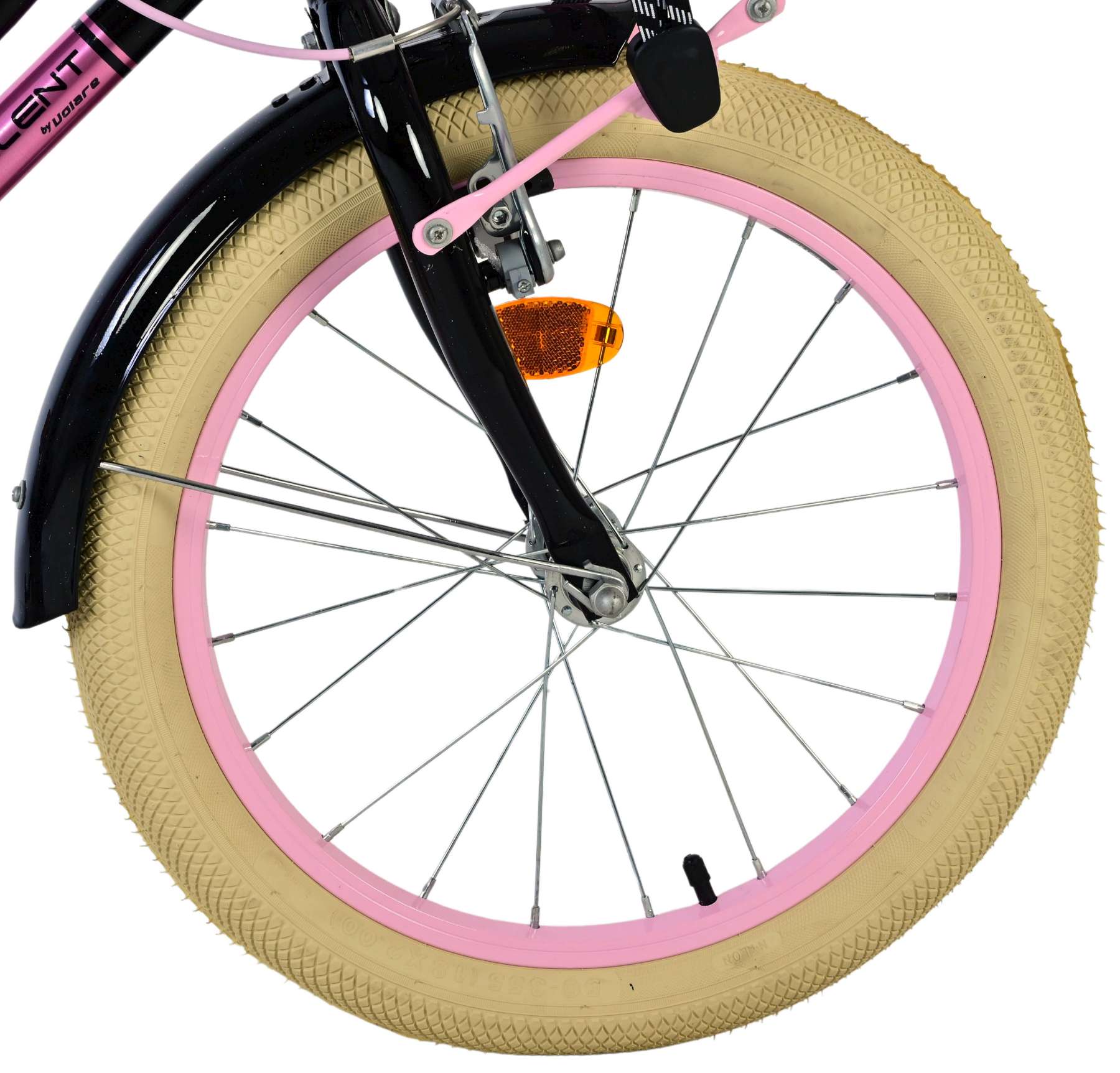 Volare excellent kinderfiets - meisjes - 18 inch - zwart