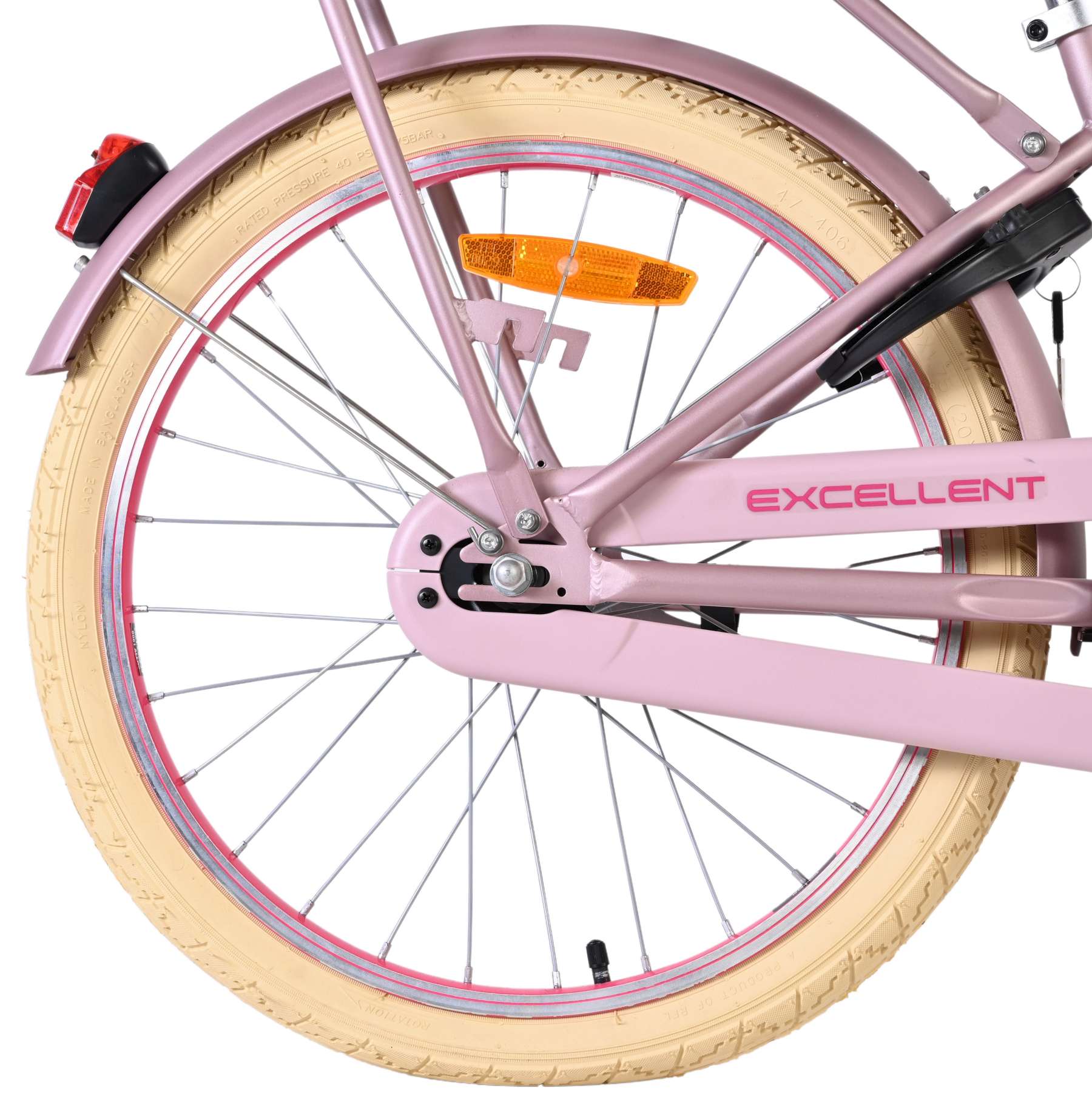 Volare excellent kinderfiets - meisjes - 20 inch - mat roze