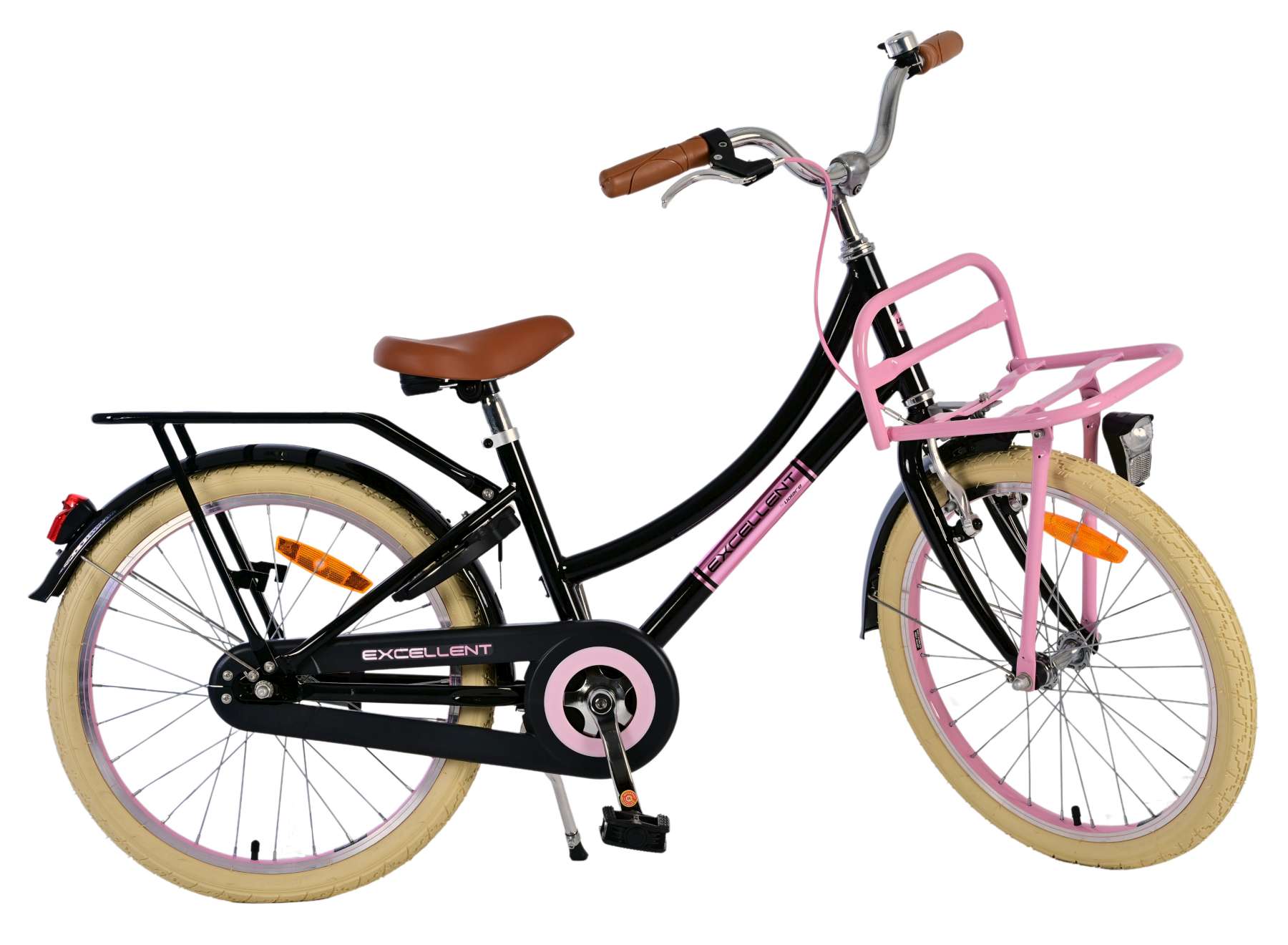 Volare excellent kinderfiets - meisjes - 20 inch - zwart