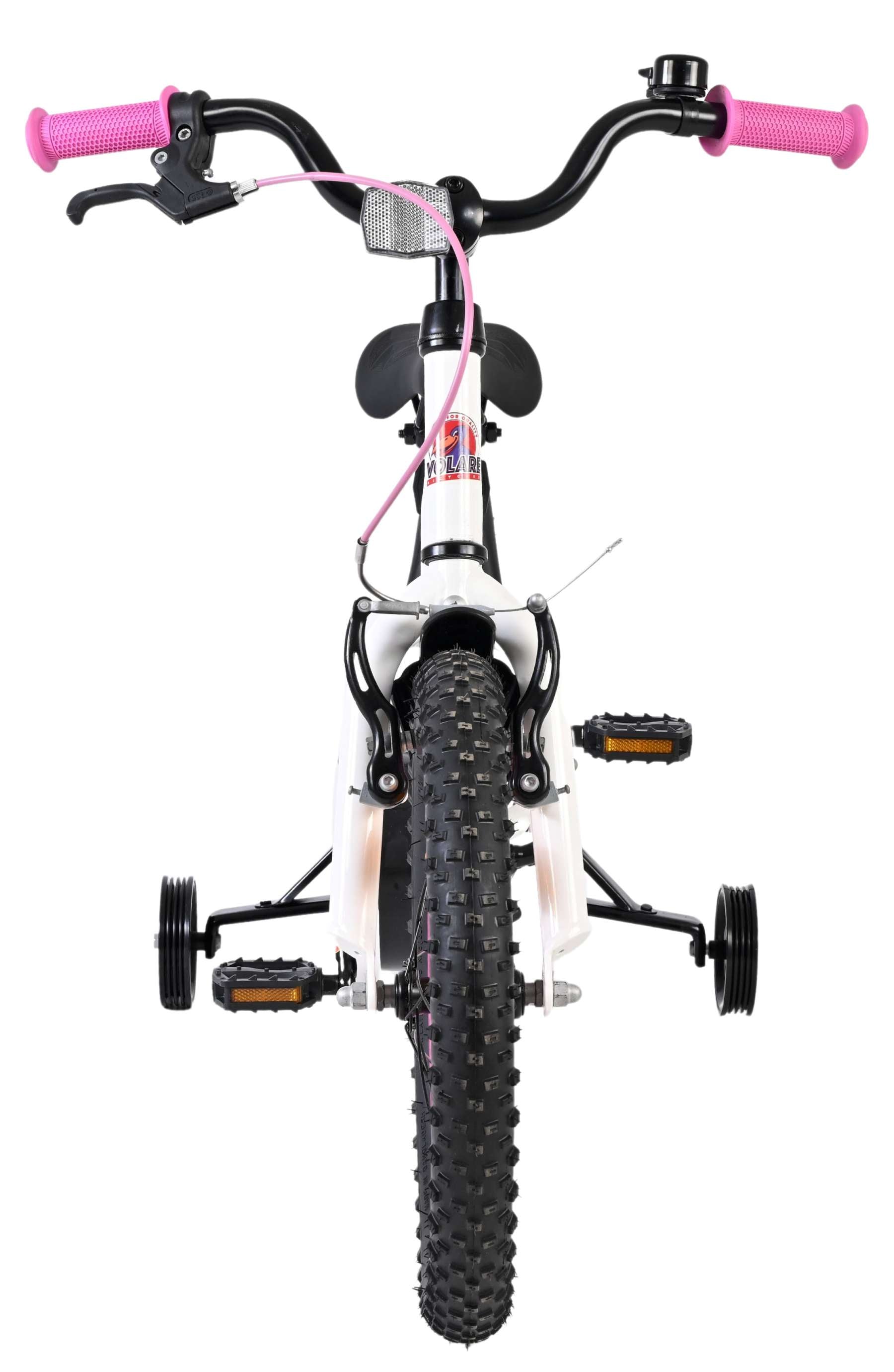 Volare lily kinderfiets - meisjes - 16 inch - wit roze paars